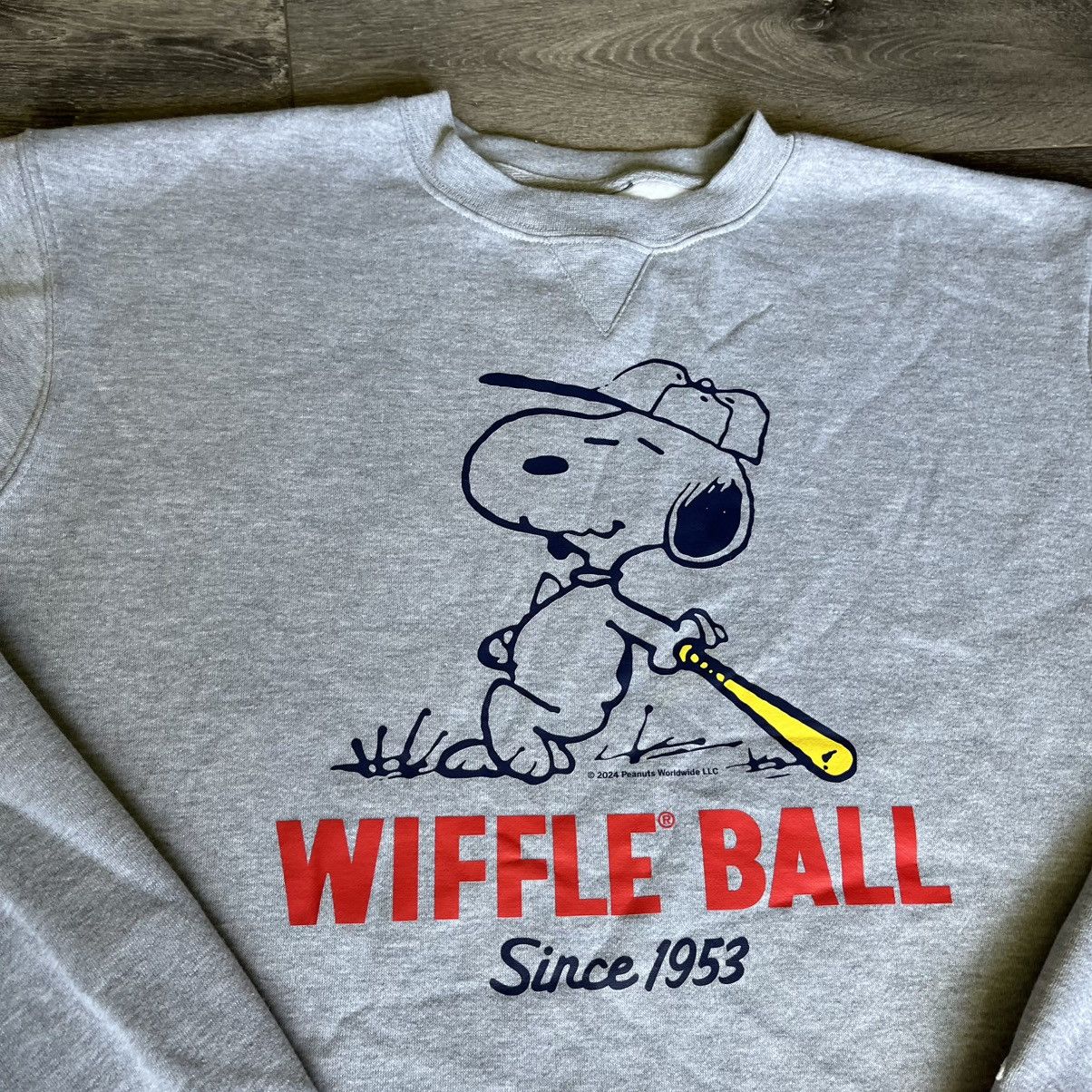 Peanuts Streaker Sports x Peanuts x Wiffle Ball Snoopy Logo Crewneck Size US XL / EU 56 / 4 - 2 Thumbnail