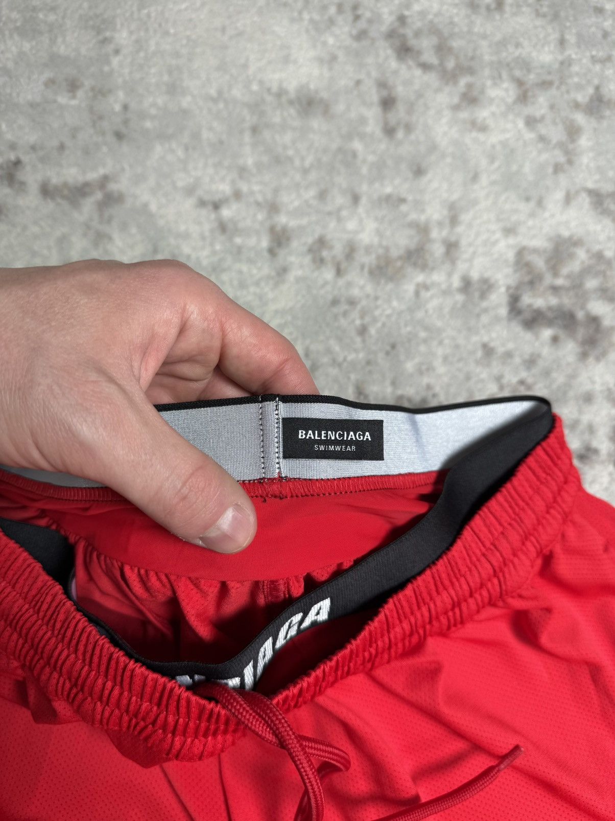 Balenciaga Balenciaga Double-Waisted Red Shorts Size US 32 / EU 48 - 4 Thumbnail