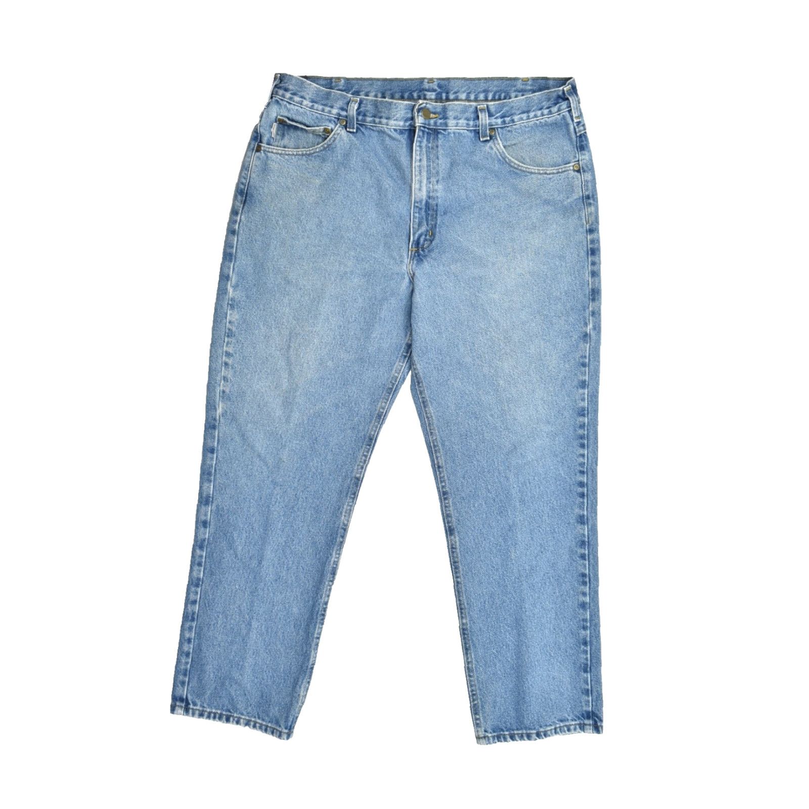Carhartt Carhartt Jeans B18 DST Traditional Fit Men 40 x 30 Light Wash Blue Denim 5-Pocket Style Straight Size US 40 / EU 56 - 2 Thumbnail