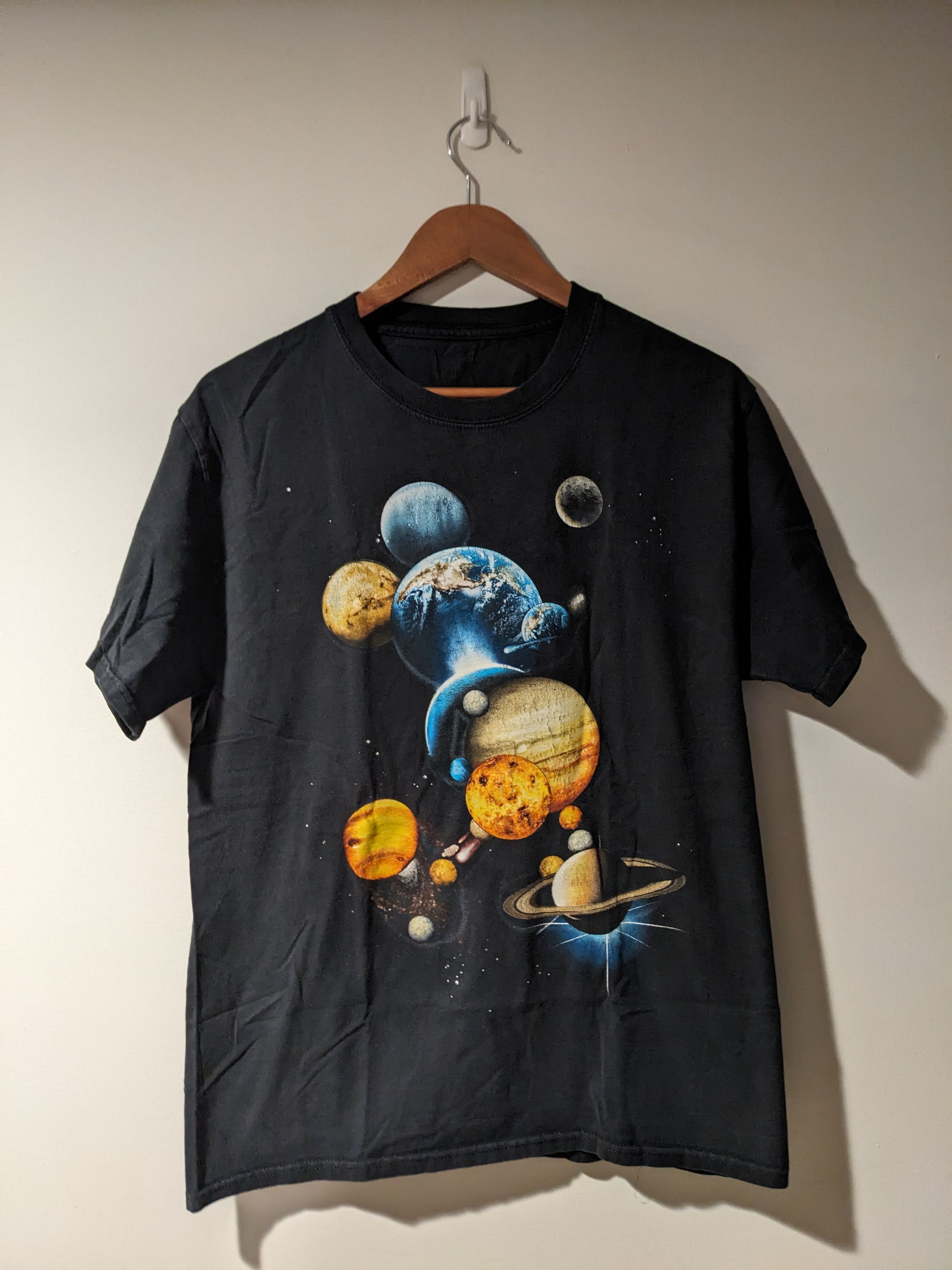 Disney × Vintage Vintage Y2K Walt Disney World Hanes Mickey Mouse T-Shirt Size US M / EU 48-50 / 2 - 1 Thumbnail