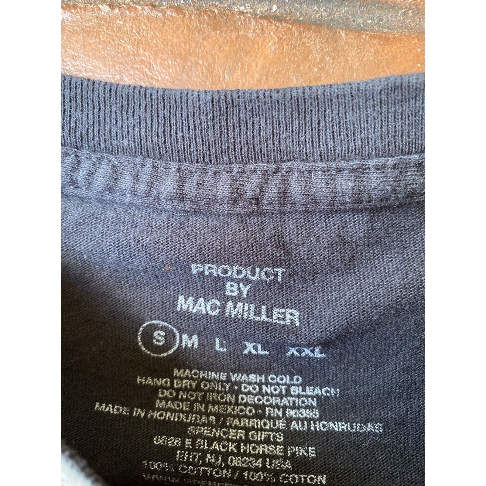 Vintage Mac Miller Side Profile Photo Graphic T-Shirt Small Hip Hop Shirt Unisex Adults Mens Womens Black Cotton Crew Neck Short Sleeve Graphic Tee Size US S / EU 44-46 / 1 - 2 Thumbnail