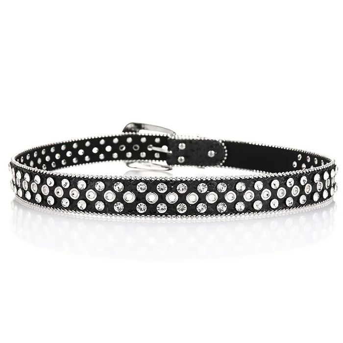 Vintage Rhinestone Studded Belt | Grailed