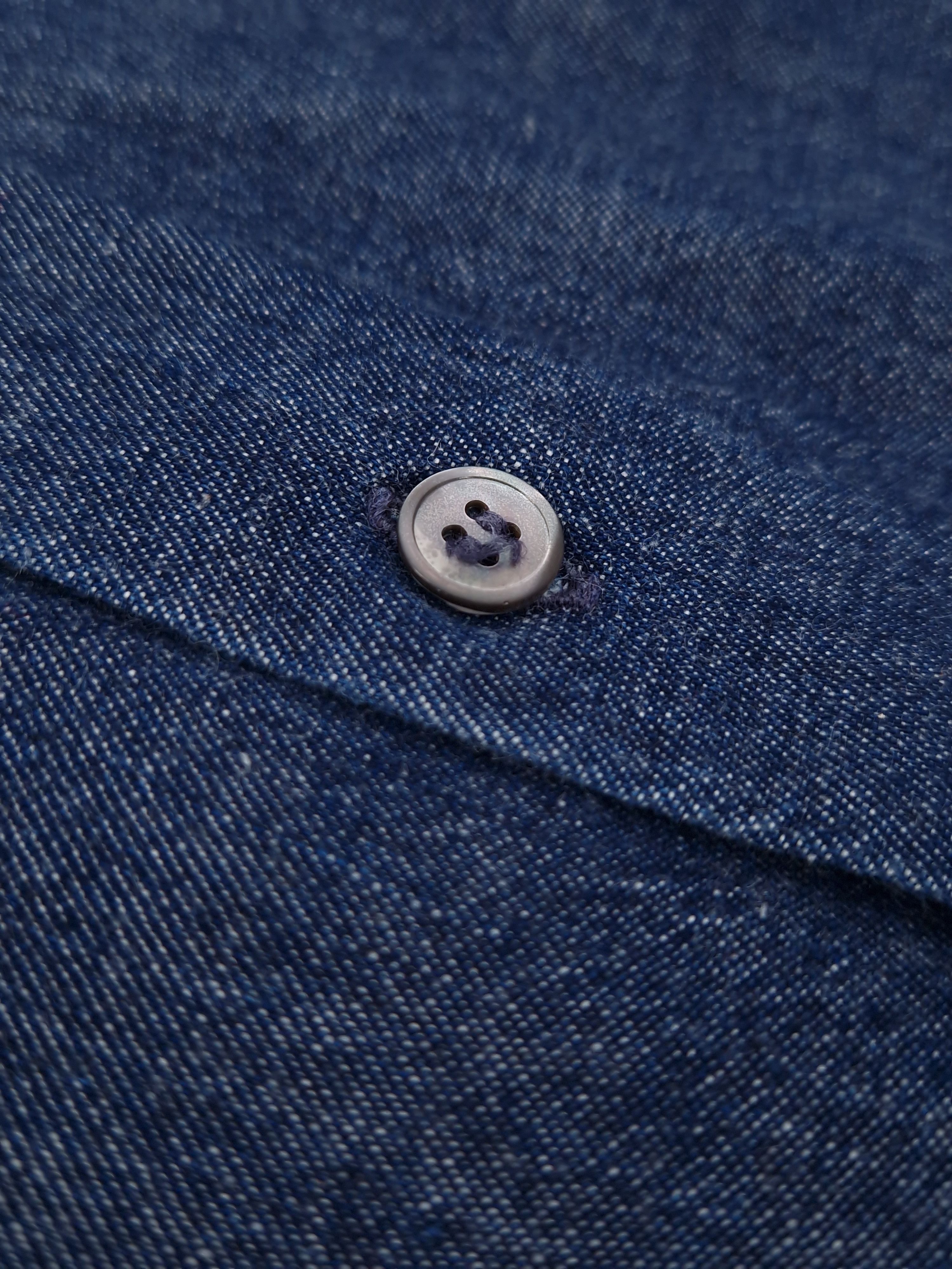 Helmut Lang 1998 Raw Denim shirt Size US M / EU 48-50 / 2 - 5 Thumbnail