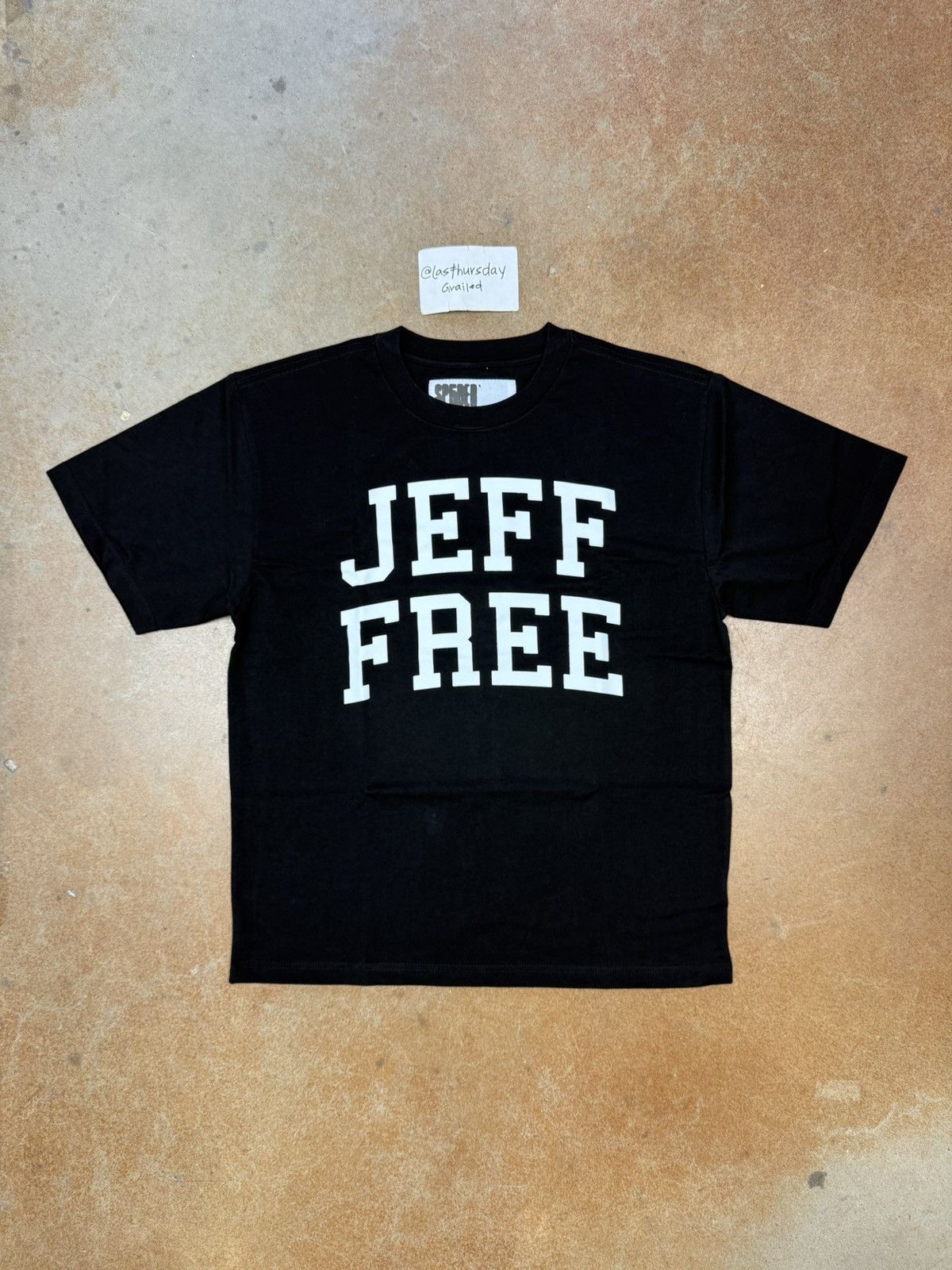 Young Thug Sp5der Home JEFF FREE Tee Black Large Size US L / EU 52-54 / 3 - 1 Thumbnail