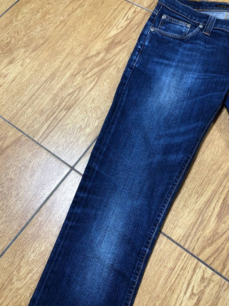 Nudie Jeans Nudie Jeans Women's Tight Long John Deep Murky Blue Size 28" / US 6 / IT 42 - 16 Thumbnail