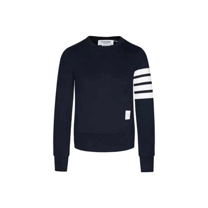 Thom Browne Thom Browne Classic Logo Pullover Sweatshirt For Women 0079 Size M / US 6-8 / IT 42-44 - 1 Thumbnail