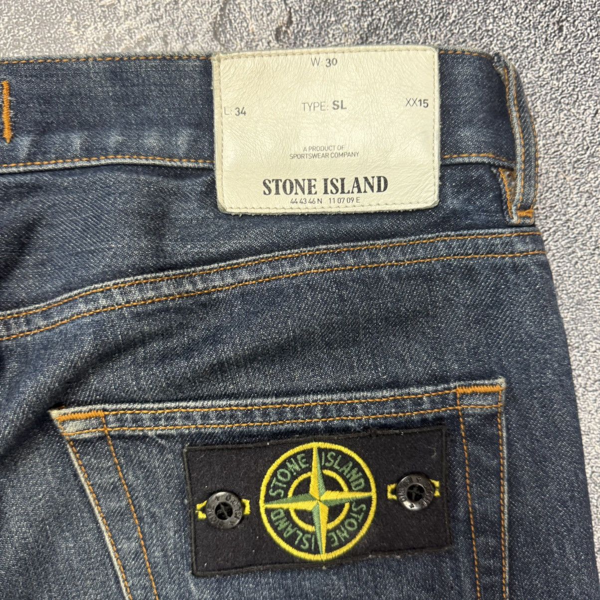 Vintage Stone Island Denim Jeans W32 Vintage Blue Size US 30 / EU 46 - 3 Thumbnail