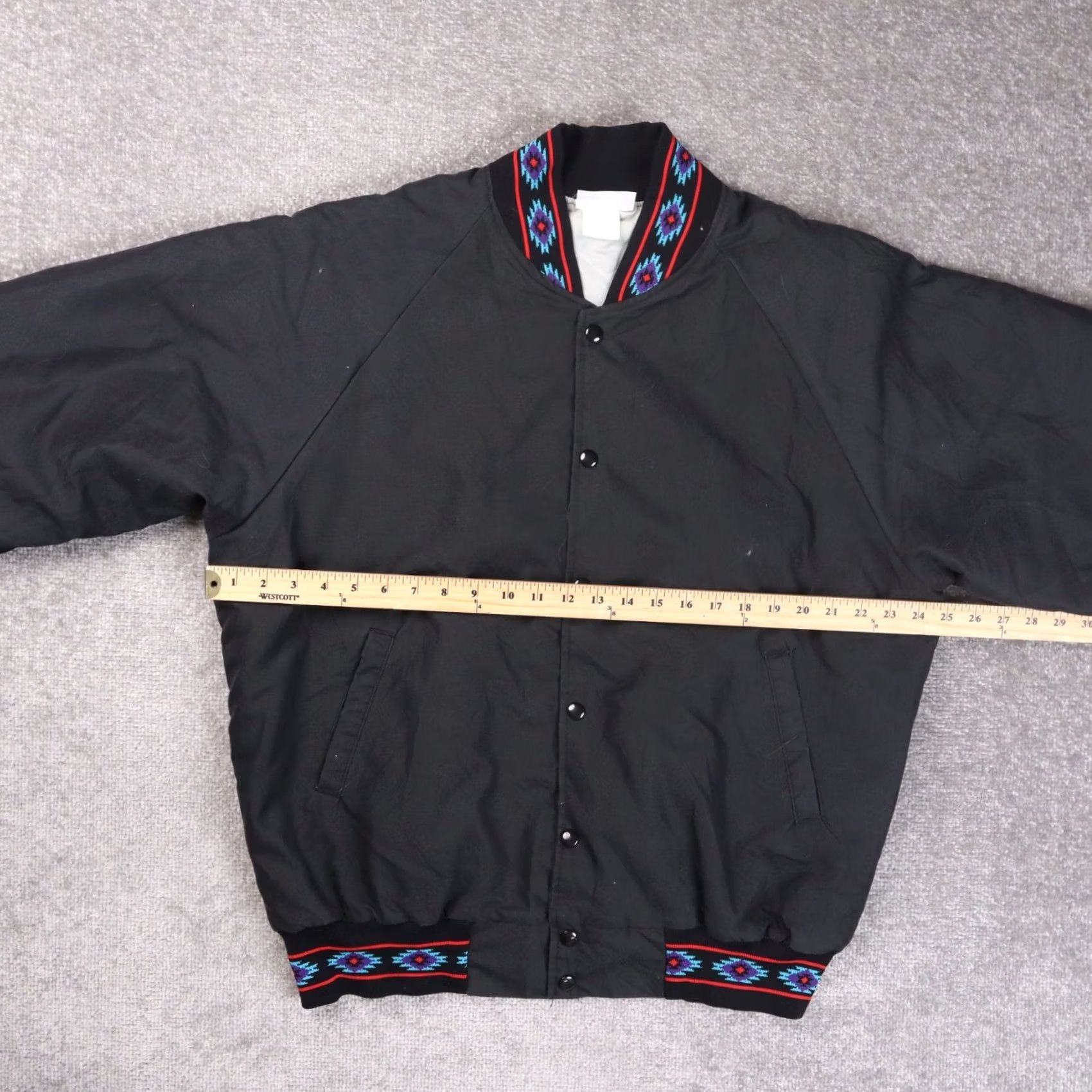 Vintage VINTAGE Black Satin/Smooth Button Jacket 2XL Mens Size US XXL / EU 58 / 5 - 5 Thumbnail