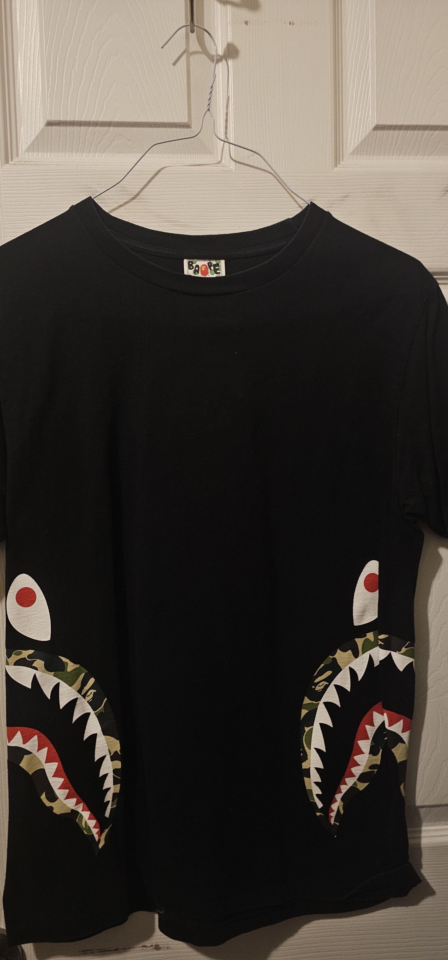 Bape ABC Side Shark Tee Grailed