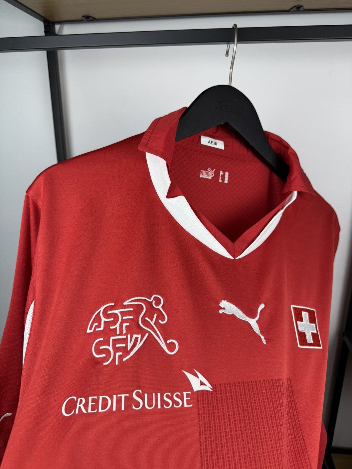 Puma × Vintage Puma Switzerland 2010/2011 home football soccer jersey Size US XXL / EU 58 / 5 - 4 Thumbnail