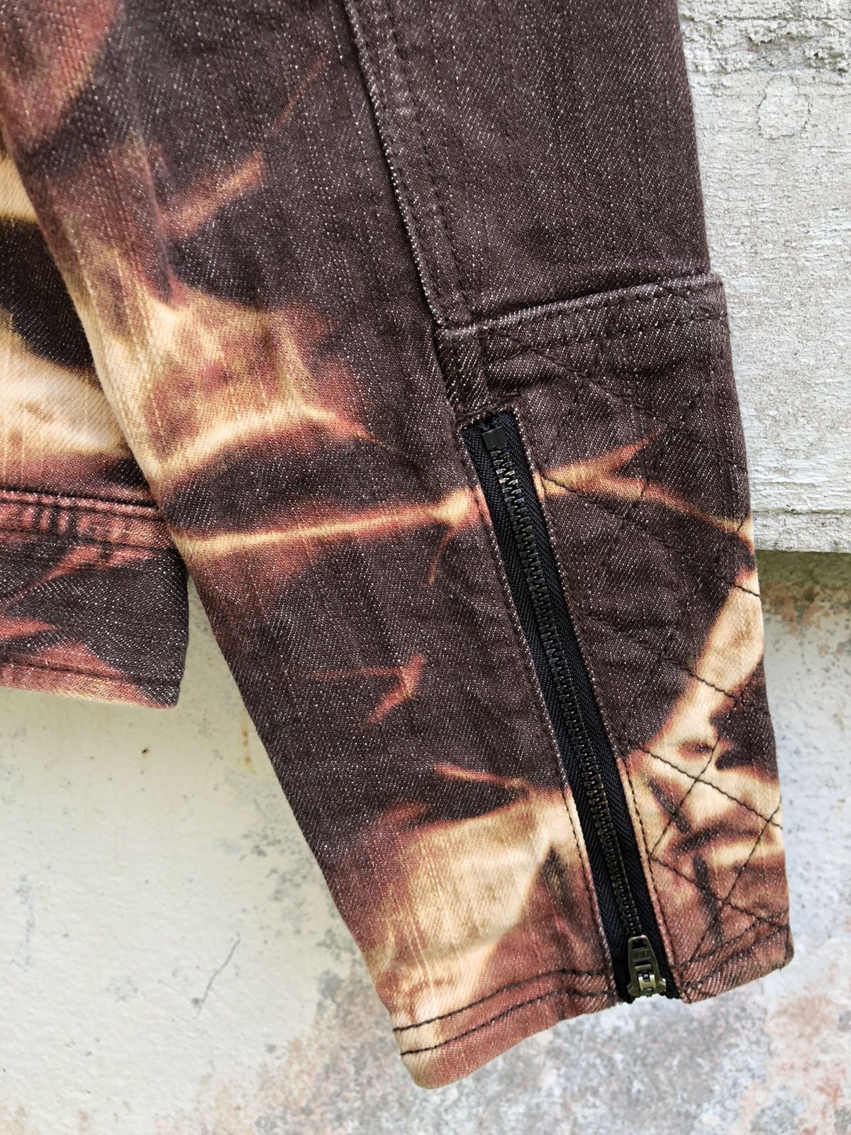 Other Glow Kicks Acid Flame Denim Workers Jacket Size US M / EU 48-50 / 2 - 9 Thumbnail