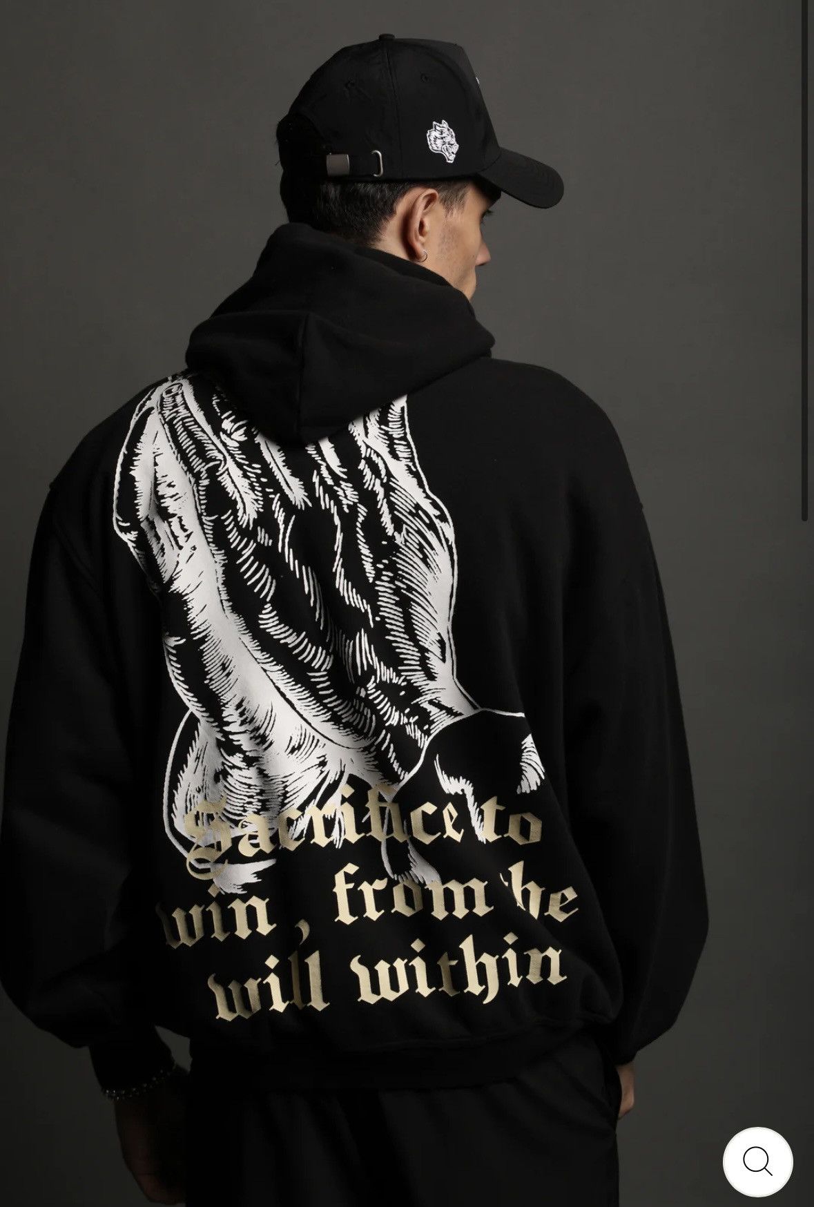 Darc Sport DARC SPORT X ” BODYBUILDING SAVED MY LIFE” PRAYING HANDS Size US XL / EU 56 / 4 - 6 Thumbnail