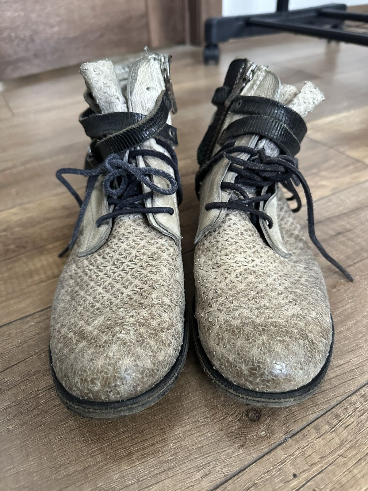 A.S.98 AS 98 Airstep Leather Boots Shoes Vintage Avant Garde Size US 5 / EU 37 - 7 Thumbnail