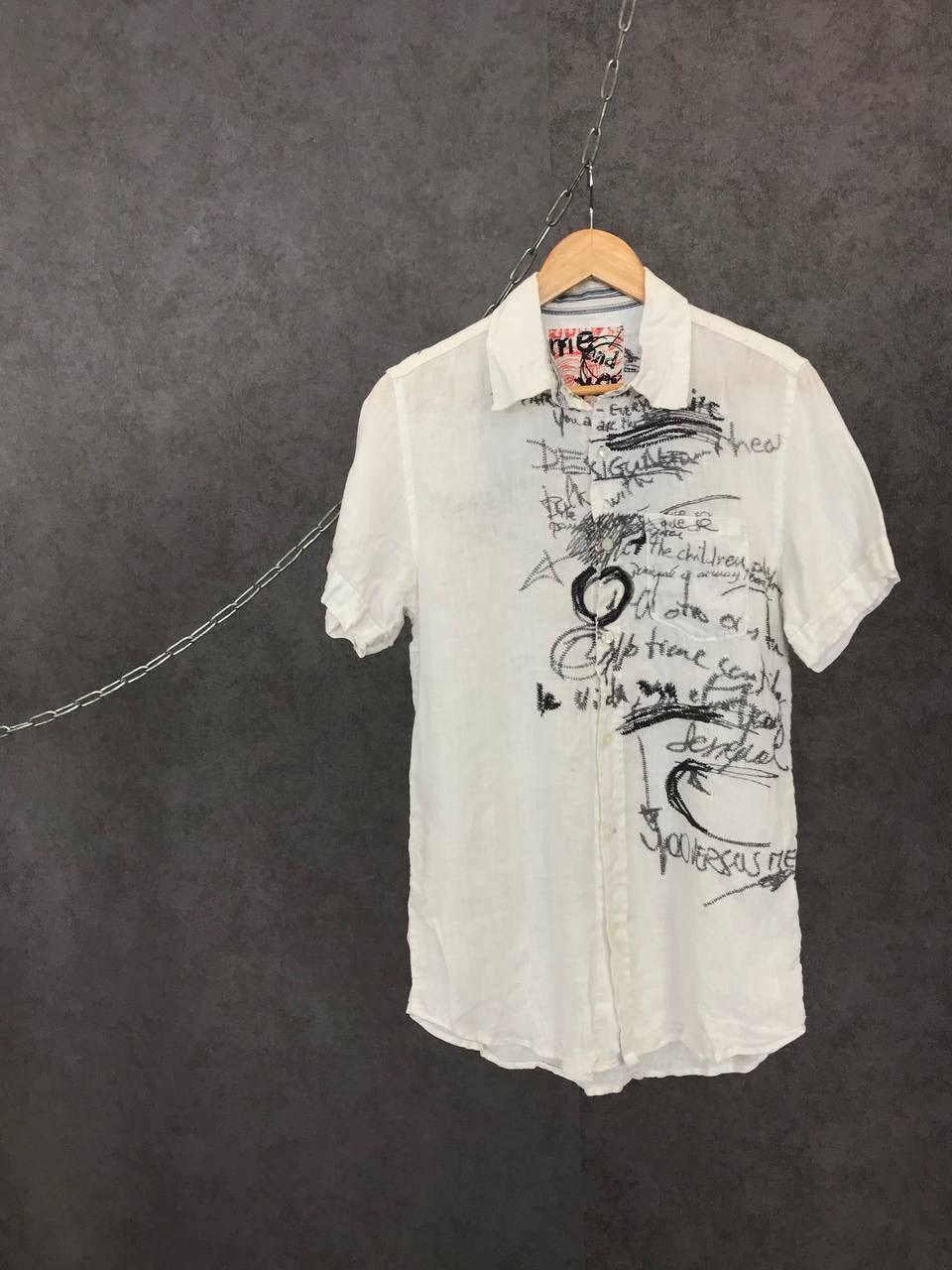 Desigual Desigual art linen shirt Size US S / EU 44-46 / 1 - 1 Thumbnail