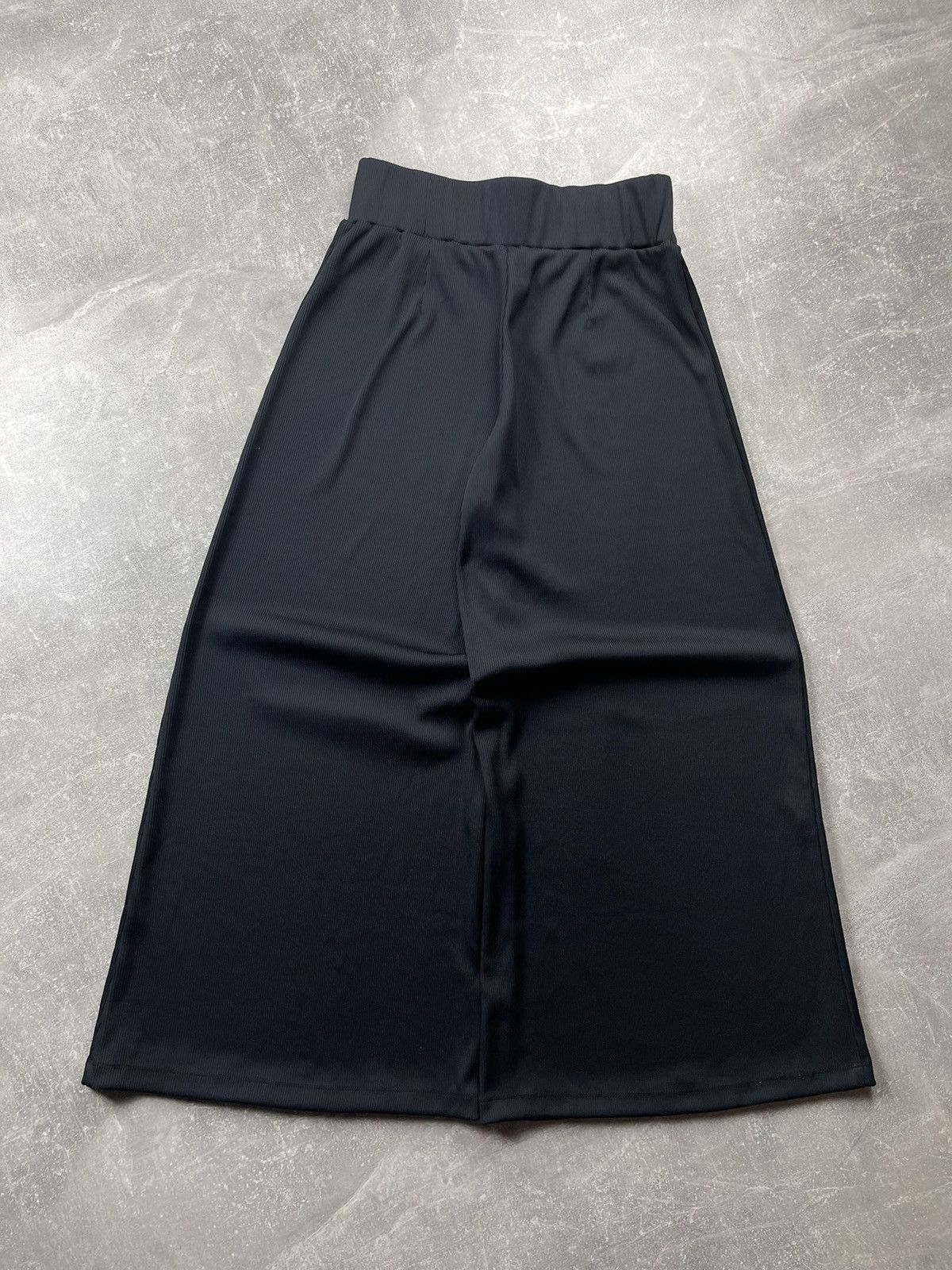 Nike Nike Black Pleated Wide-Leg Culotte Pants Tech Knit Fabric Size 28" / US 6 / IT 42 - 7 Thumbnail