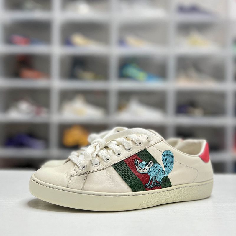 Gucci Gucci Ace Freya Hartas Printed Casual Sneakers 0079 Size US 9.5 / EU 42-43 - 1 Thumbnail