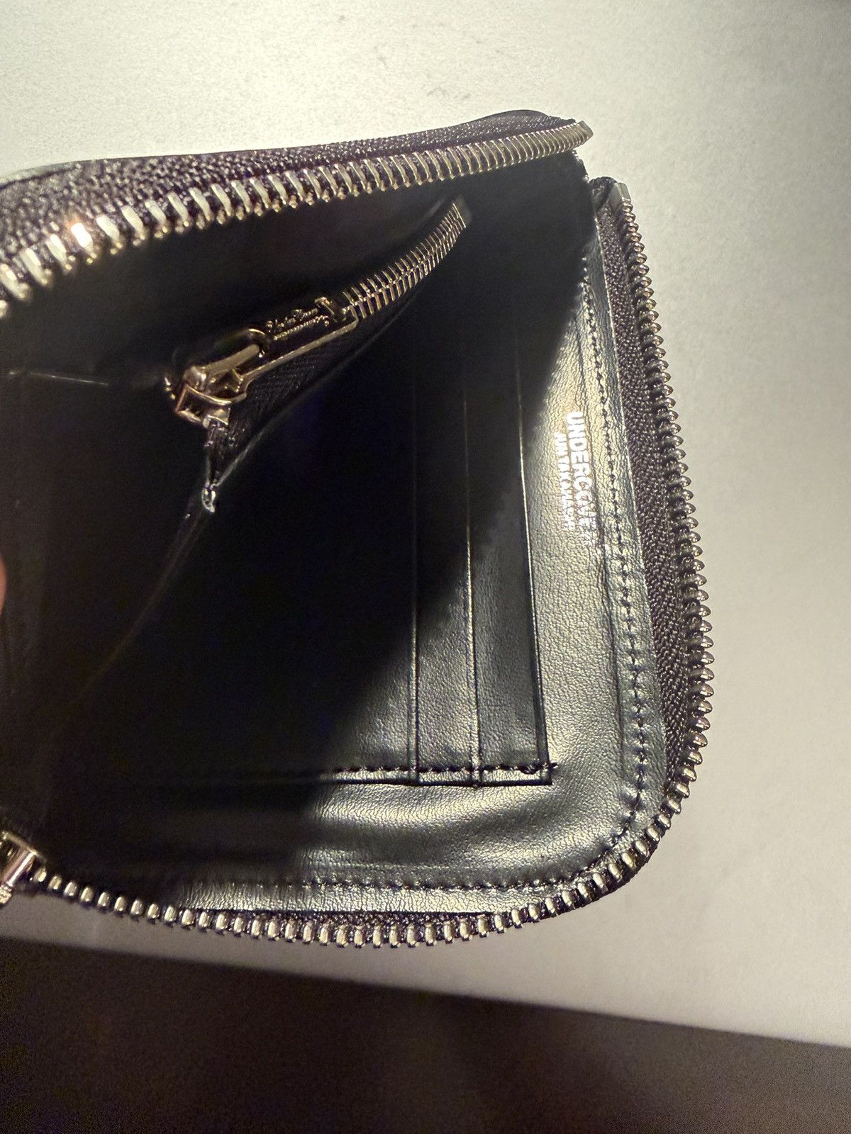 Undercover Undercover Jun Takahashi Studded black leather wallet Japan Size ONE SIZE - 2 Thumbnail