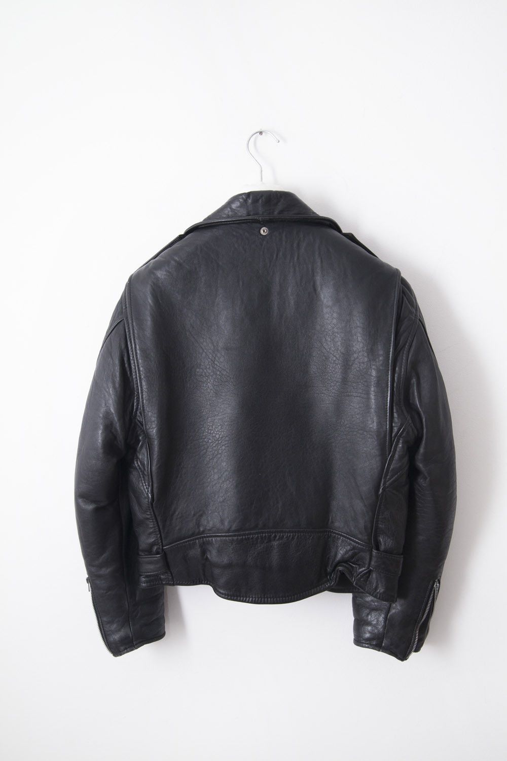 Vintage 1980's black leather perfecto jacket Size US M / EU 48-50 / 2 - 3 Thumbnail
