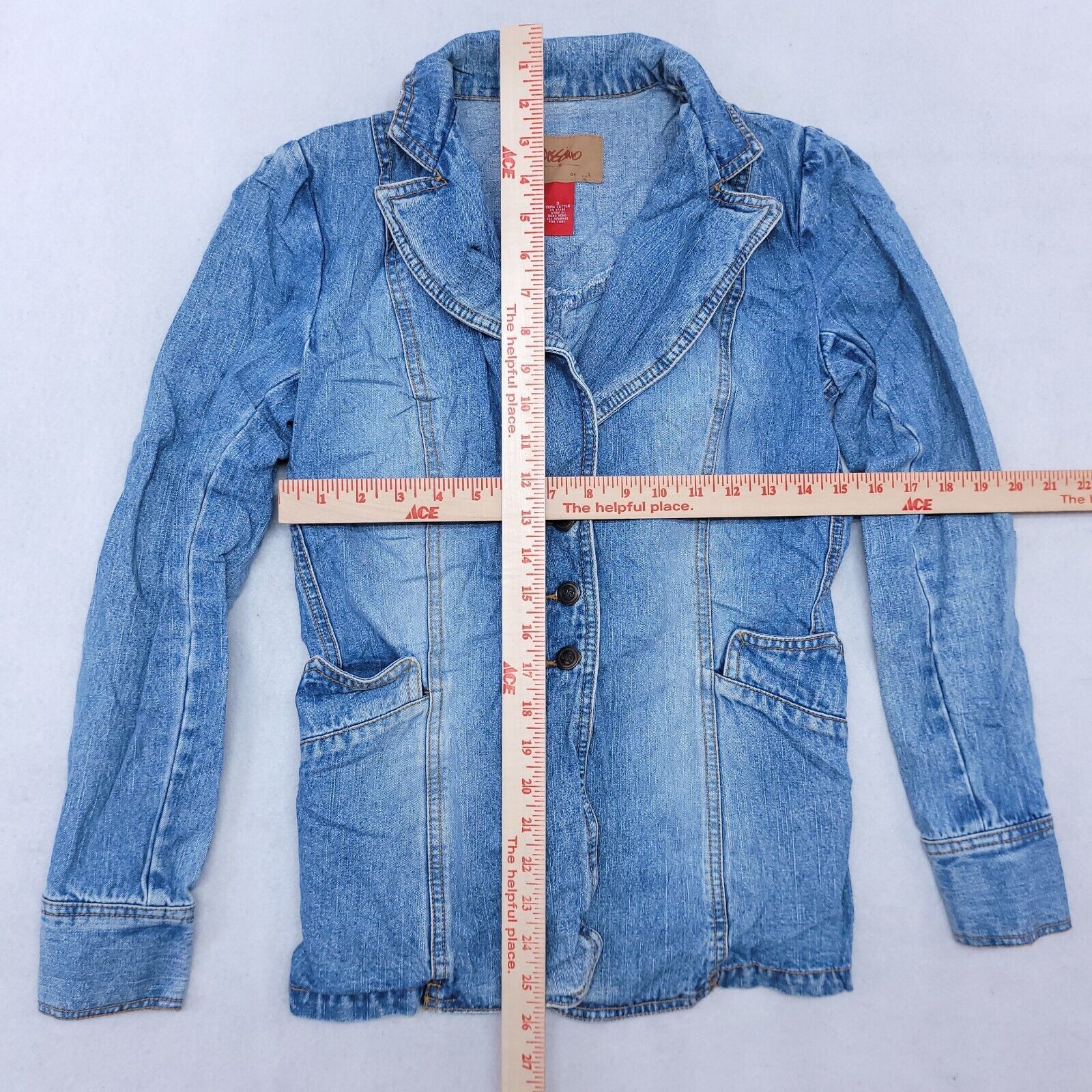 Mossimo Mossimo Casual Button Denim Jean Jacket Womens Size S Blue Size S / US 4 / IT 40 - 8 Thumbnail