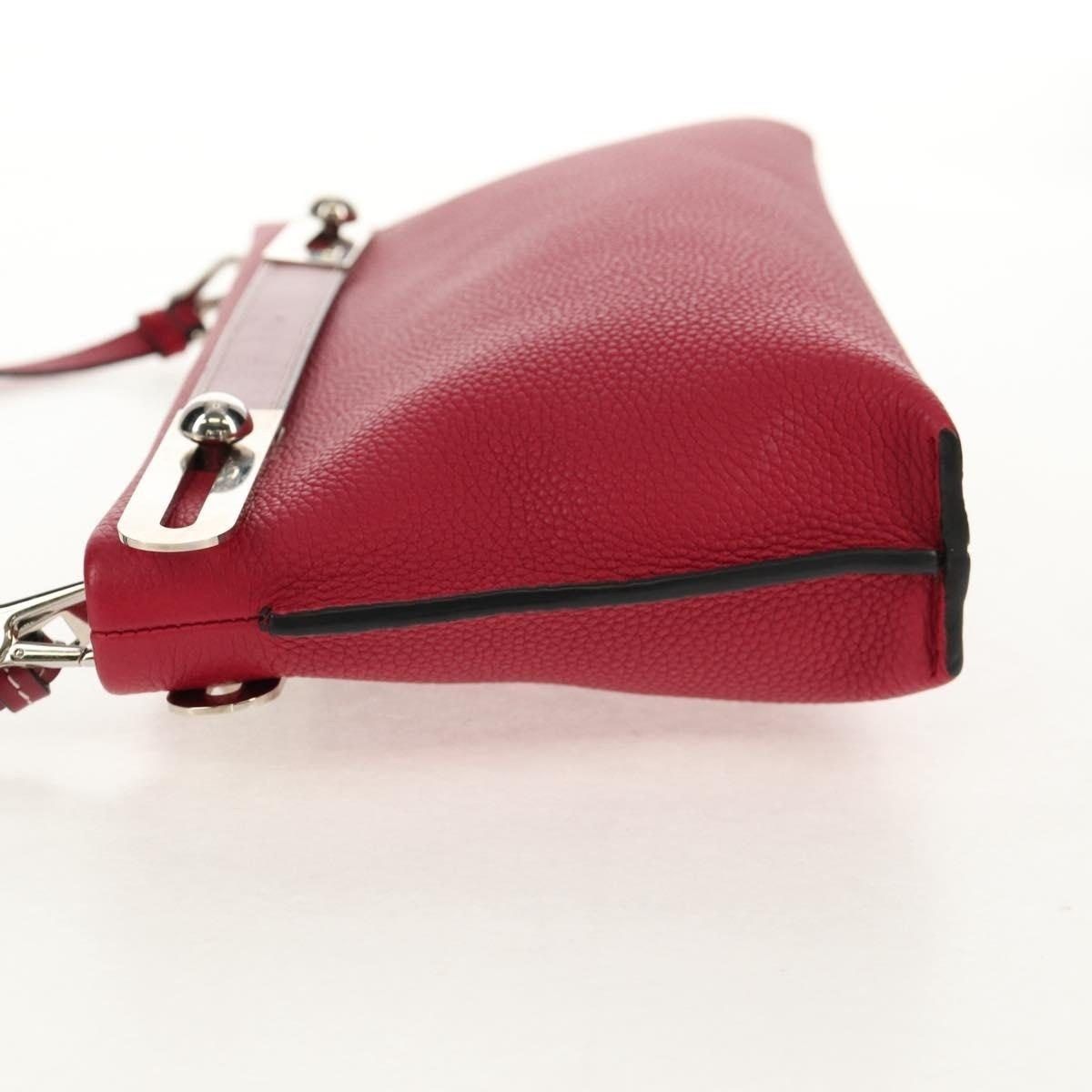 Loewe Loewe Anagram Leather Missy Small Shoulder Bag Red Size ONE SIZE - 4 Thumbnail