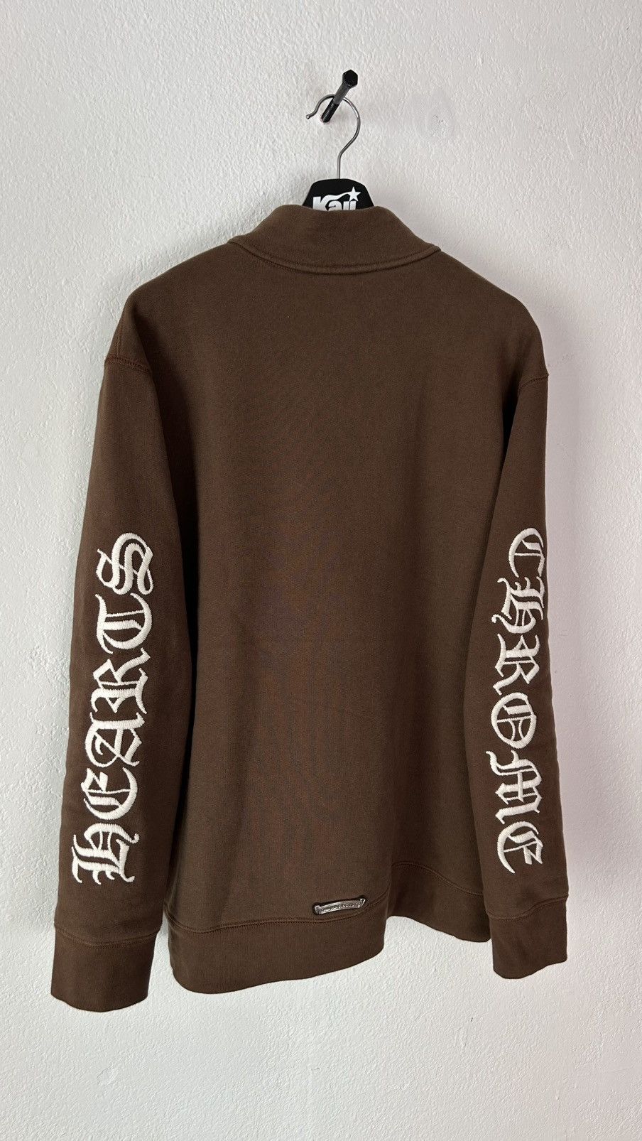 Chrome Hearts Chrome Hearts Brown Quarter Zip Size US XL / EU 56 / 4 - 12 Thumbnail