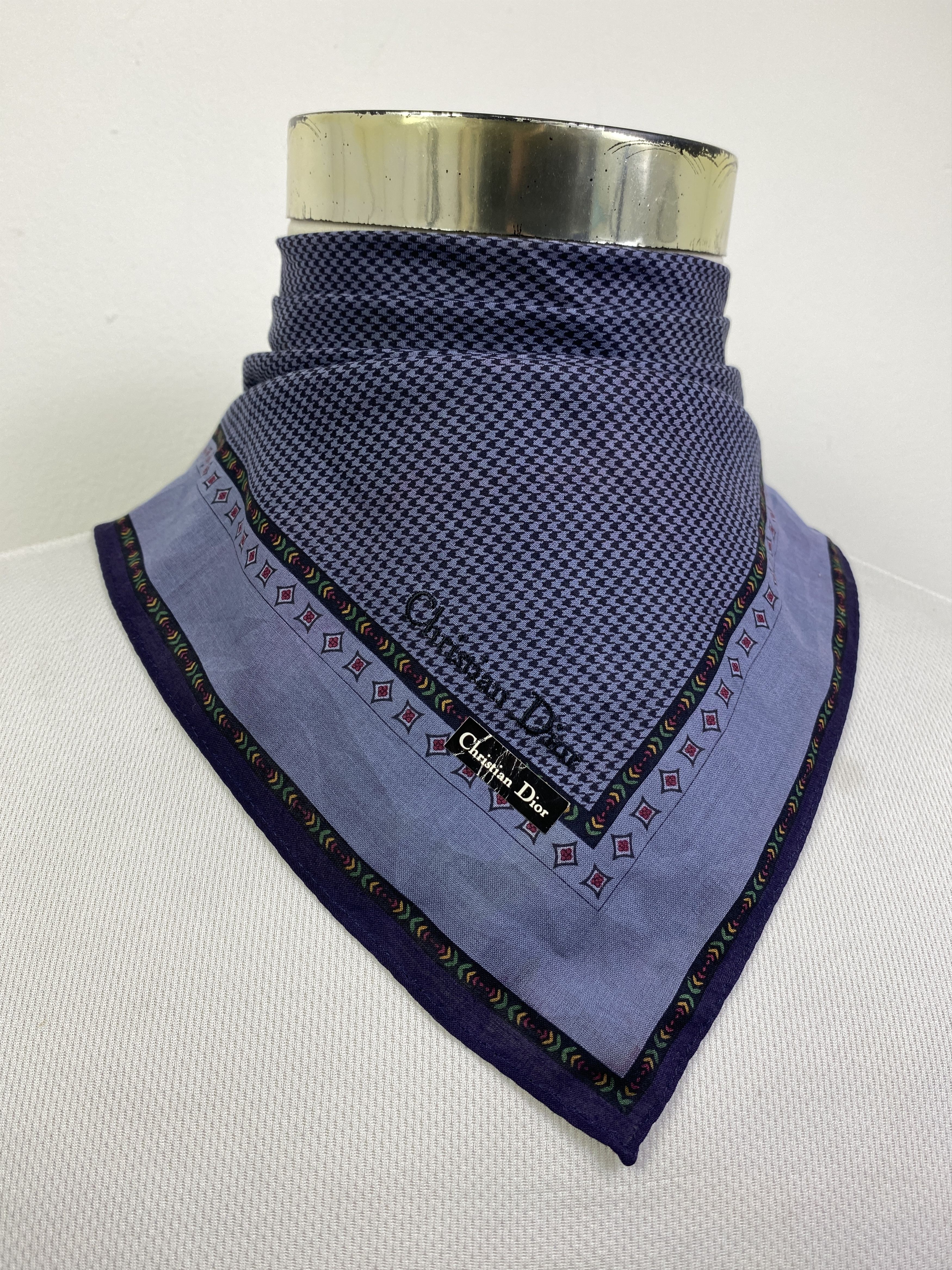 Christian Dior Monsieur Vintage Christian Dior Handkerchief / Neckerchief HKC1028 Size ONE SIZE - 2 Thumbnail