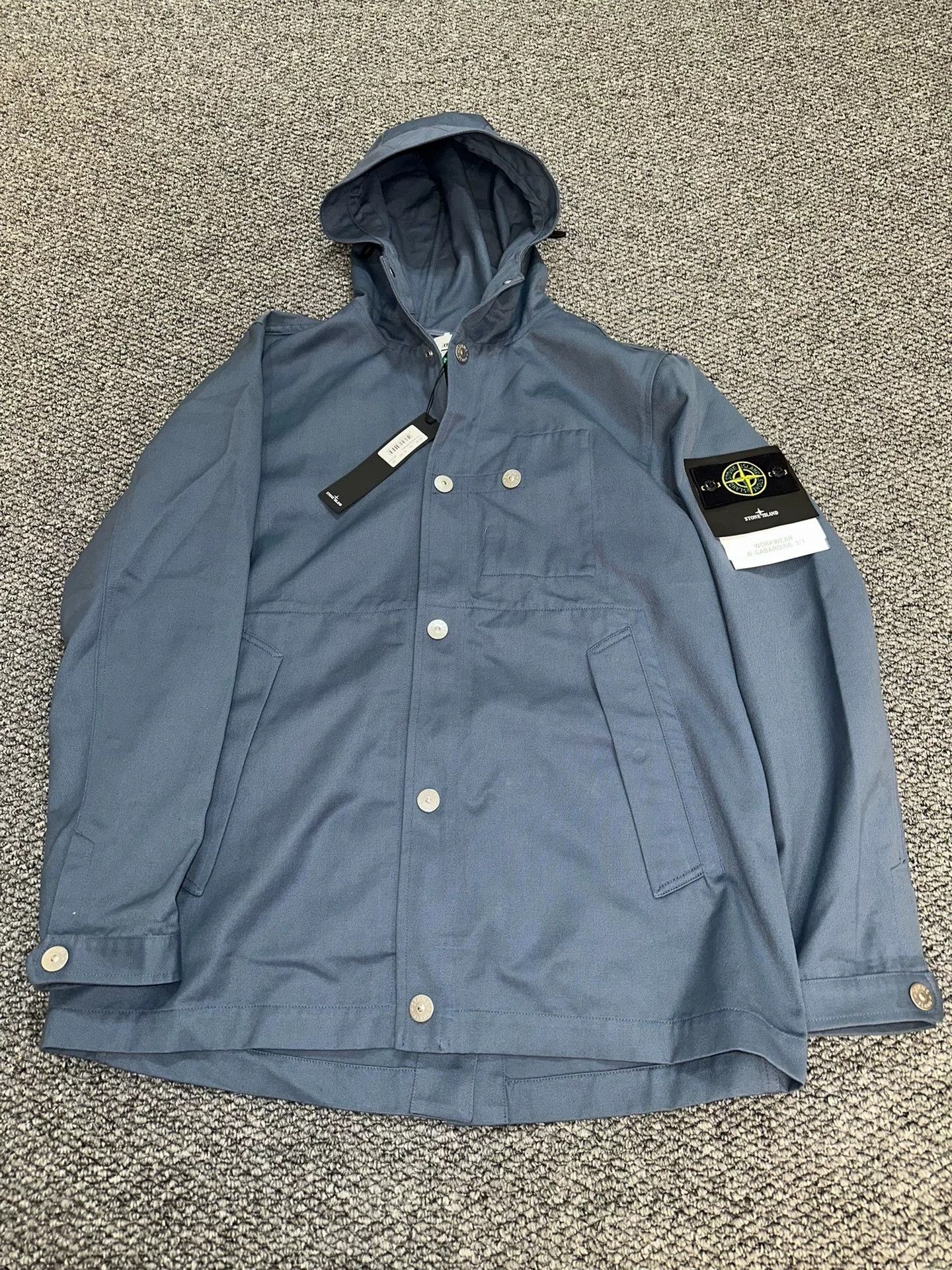 Stone Island Stone Island Twill Haze Blue Jacket Size US L / EU 52-54 / 3 - 1 Thumbnail
