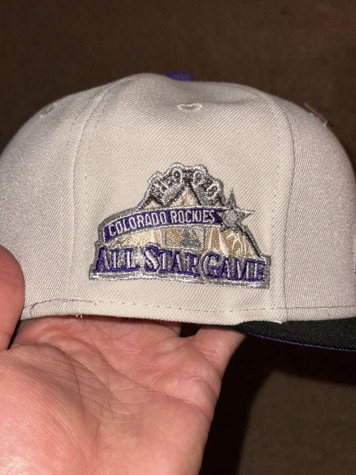 HAT CLUB Colorado Rockies Bricks 1998 ASG Patch Size 7 1/4