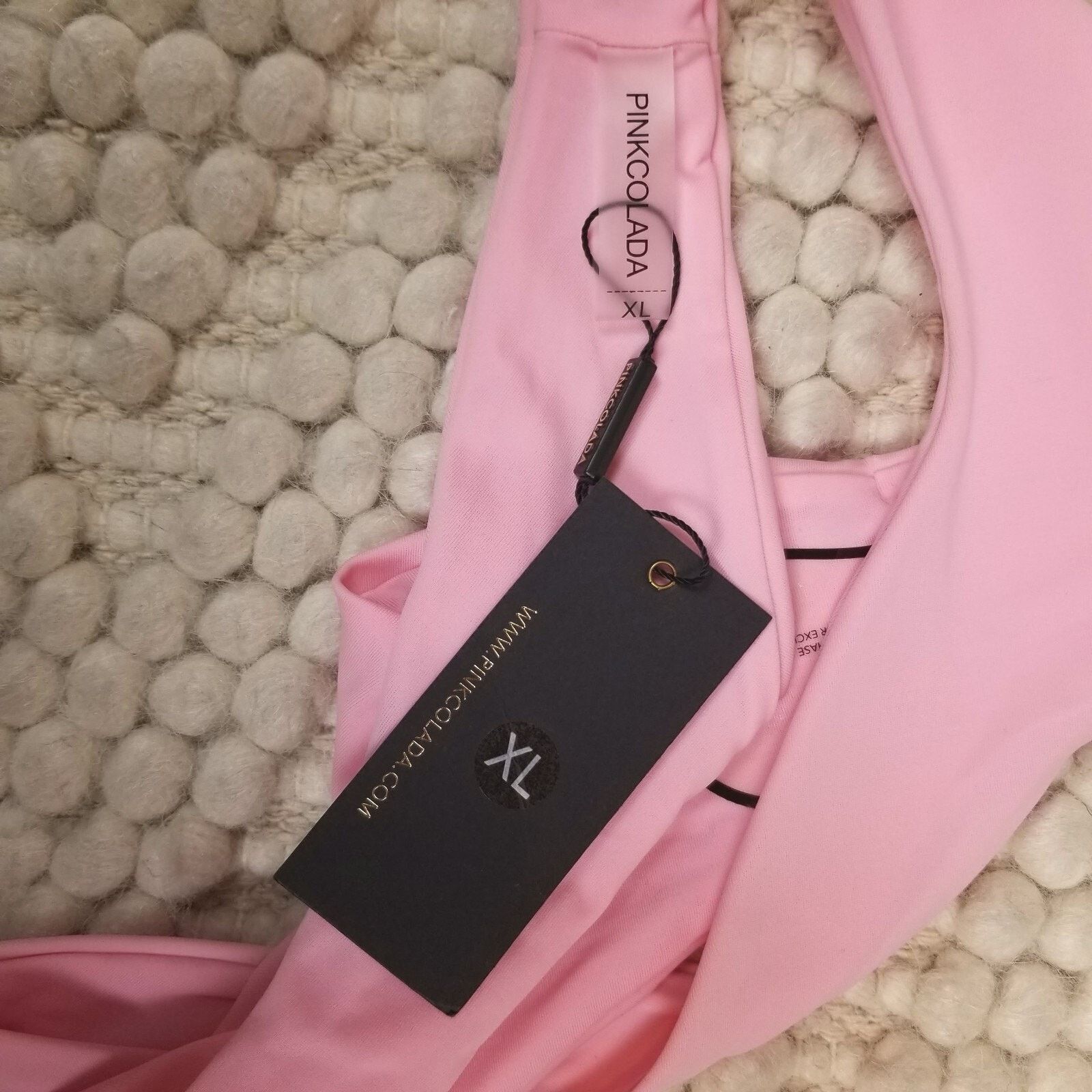 Other NWT PinkColada Bikini Bottoms Bubblegum Pink Sz XL Size ONE SIZE - 4 Thumbnail