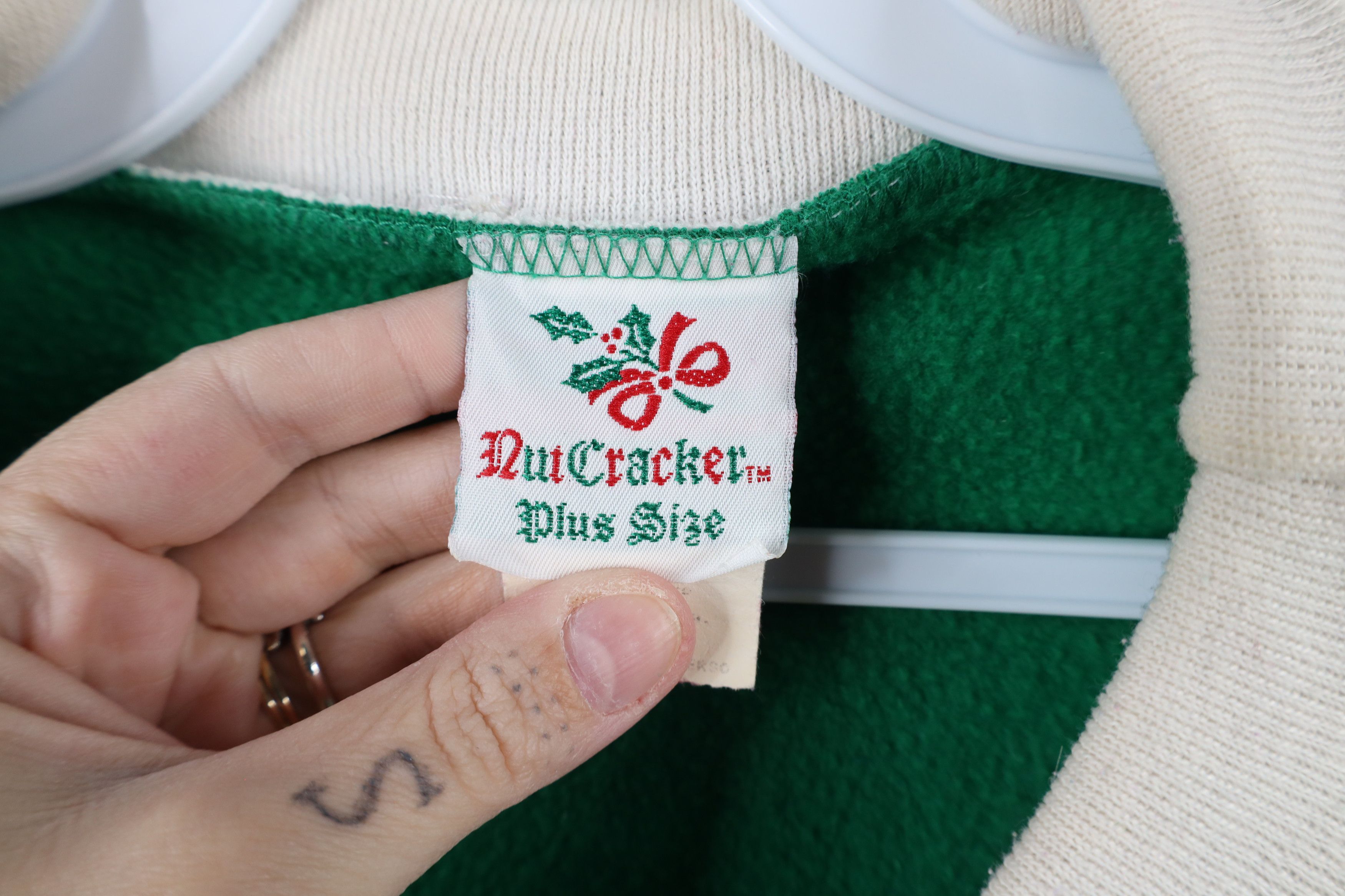 Vintage Vintage 90s Streetwear Christmas All Over Print Sweatshirt Size XXL / US 16-18 / IT 52-54 - 7 Thumbnail