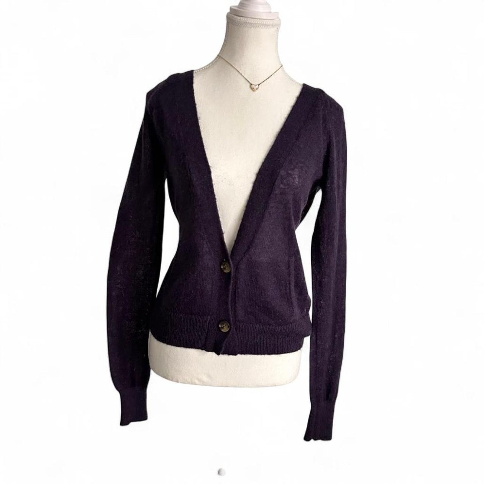 American Eagle Outfitters American Eagle Vintage Preppy Cardigan Wool Blend In Size L Size L / US 10 / IT 46 - 1 Thumbnail