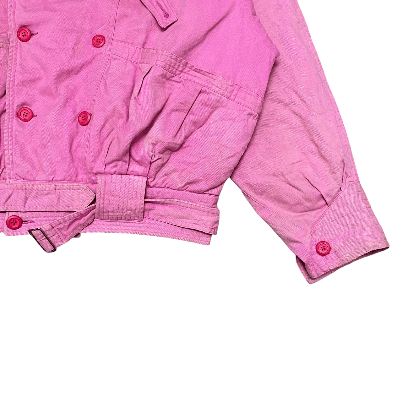 Issey Miyake Vintage Issey Miyake Inspired Bomber Style Jacket with Belt Size US L / EU 52-54 / 3 - 4 Thumbnail