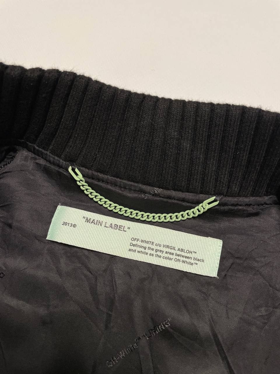 Off-White Off-White Varsity Bomber Jacket SS19 L Size US L / EU 52-54 / 3 - 7 Thumbnail