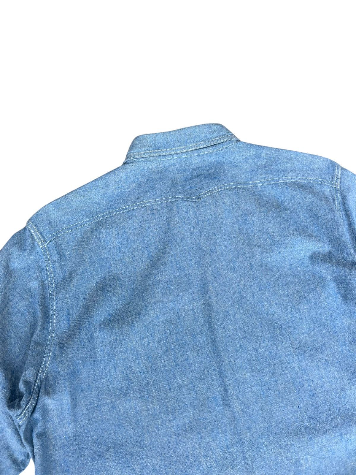 Sugar Cane Sugar Cane Chin Strap Gusset Selvedge Chambray Shirt Size US S / EU 44-46 / 1 - 20 Thumbnail