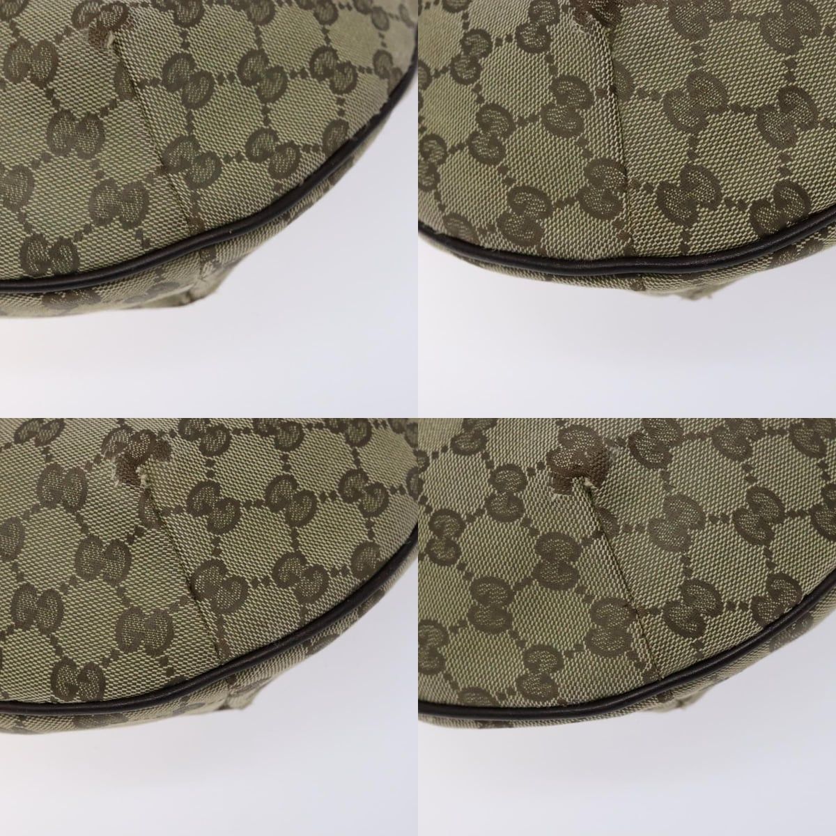 Gucci GUCCI GG Canvas Shoulder Bag Beige Gold Size ONE SIZE - 10 Thumbnail