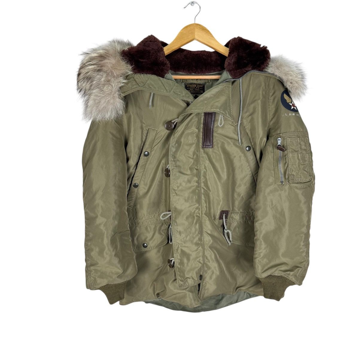 Buzz Rickson's 🔥BUZZ RICKSONS FUR HOODIE TYPE N-3 JACKET Size US S / EU 44-46 / 1 - 2 Thumbnail