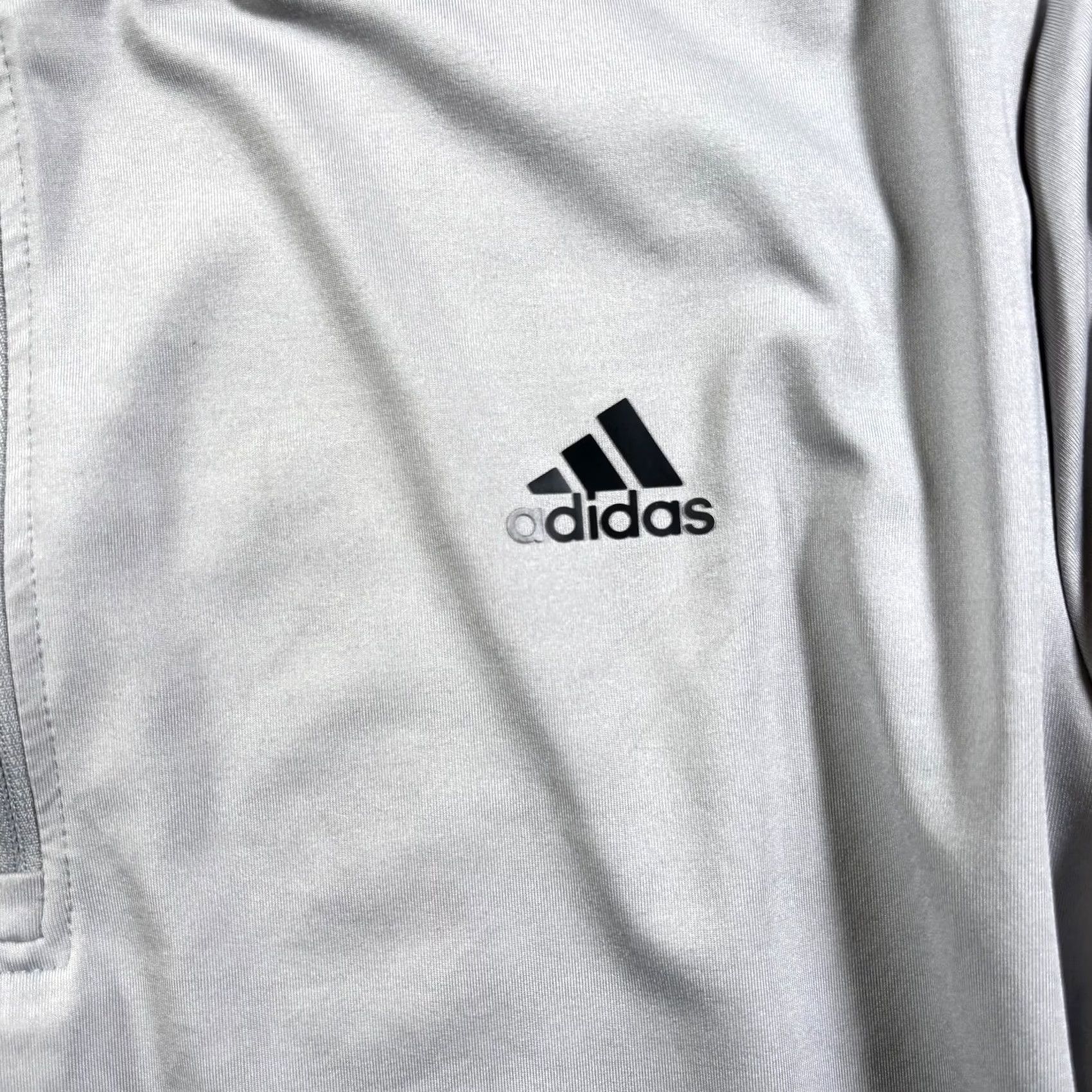 Adidas Adidas Golf Shirt Men’s XL Gray Polyester Performance Quarter Zip Running Sports Shirt Size US XL / EU 56 / 4 - 2 Thumbnail