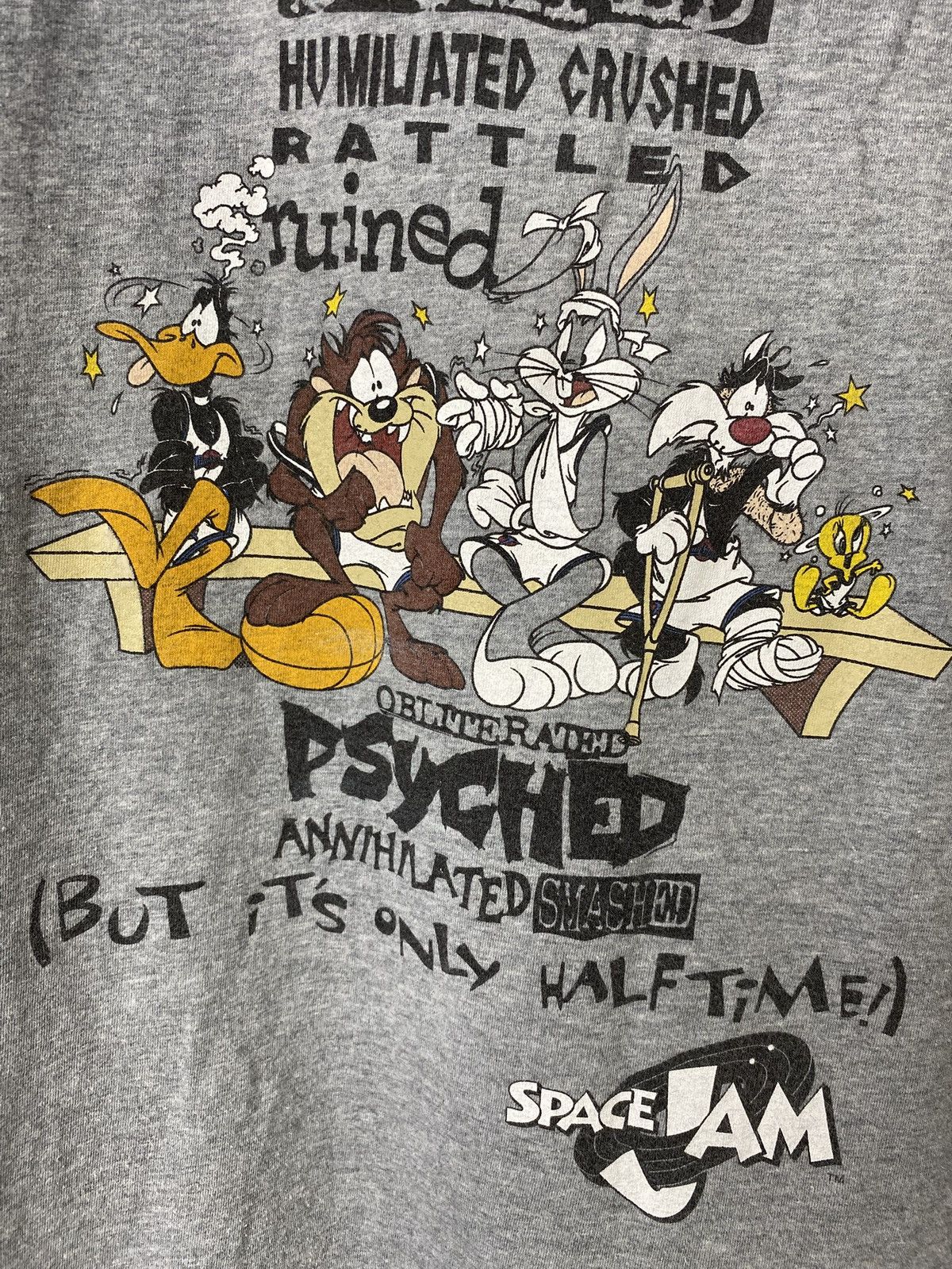 Vintage Vintage 90’s Space Jam Movie T-Shirt Vtg Looney Tunes Medium Size US M / EU 48-50 / 2 - 6 Thumbnail