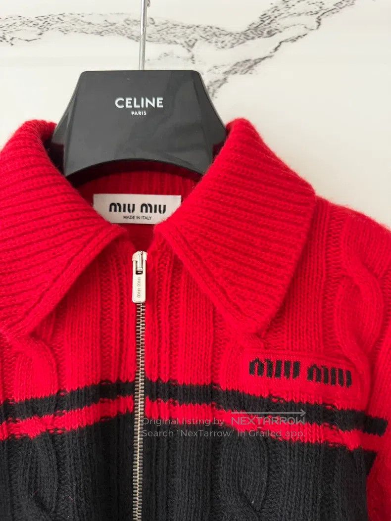 Miu Miu Miu Miu Black and red coat Size XS / US 0-2 / IT 36-38 - 2 Thumbnail