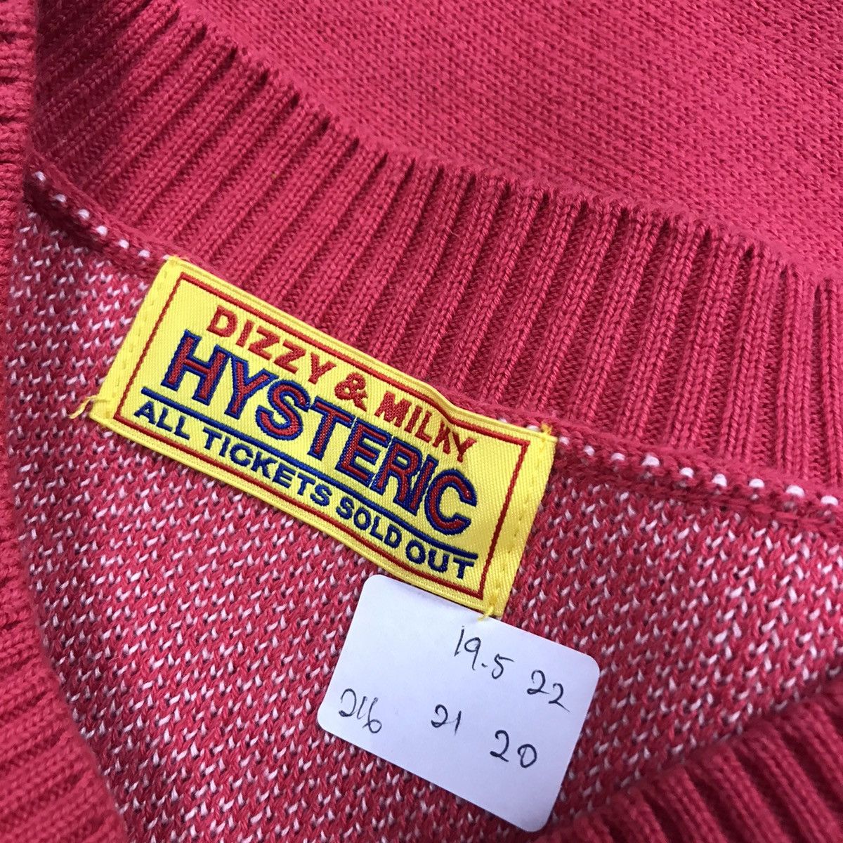 Hysteric Glamour × If Six Was Nine × Japanese Brand HYSTERIC GLAMOUR DIZZY&MILKY KNITWEAR PINK RABBIT DESIGN Size US S / EU 44-46 / 1 - 10 Thumbnail