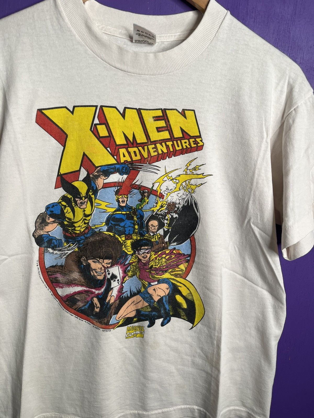 Marvel Comics × Vintage Vintage 1992 Marvel X-men adventures t-shirt Size US M / EU 48-50 / 2 - 3 Thumbnail