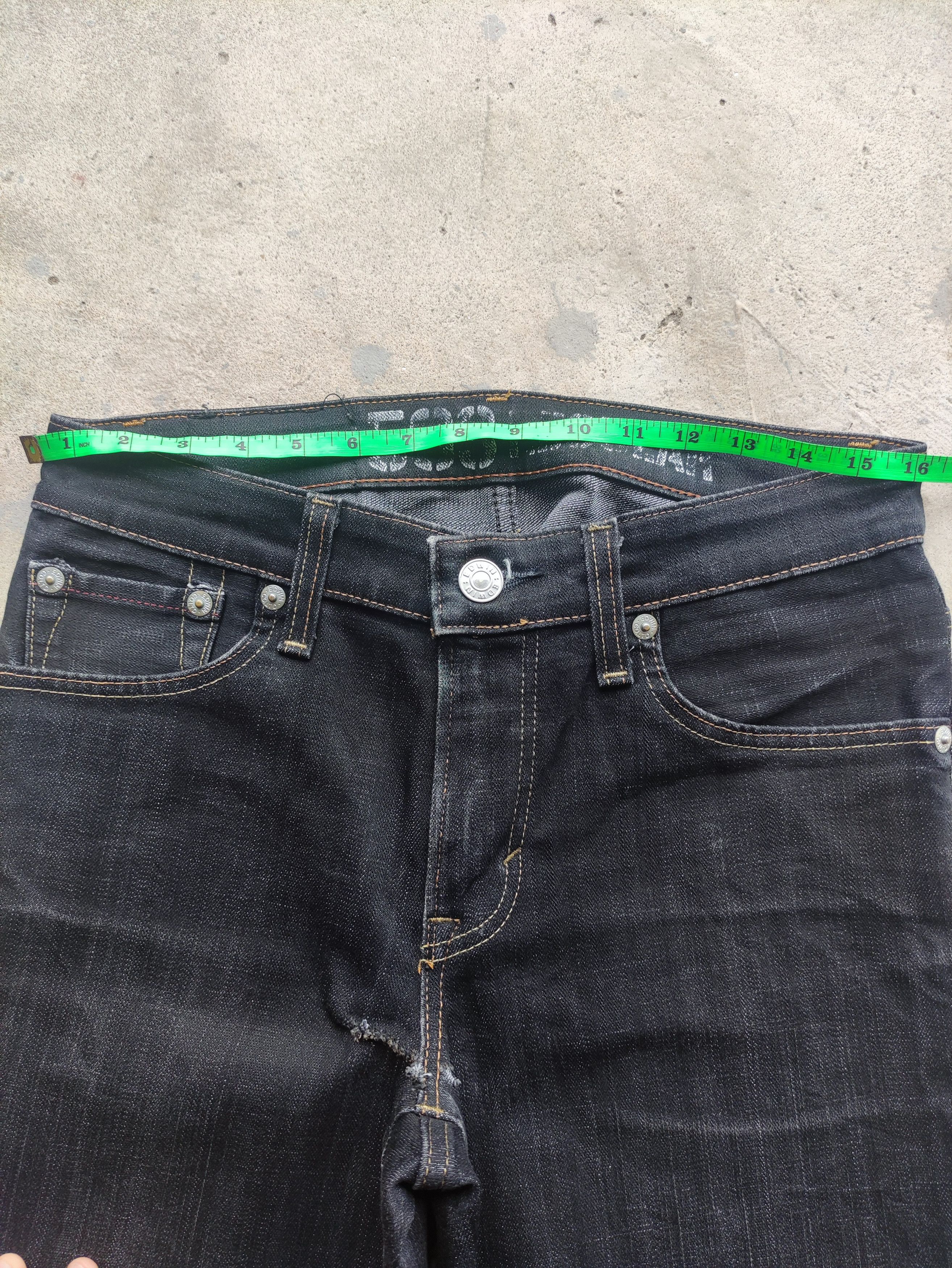Edwin Vintage Edwin Brand Ripped Straight Cut Denim Pants Size US 32 / EU 48 - 6 Thumbnail