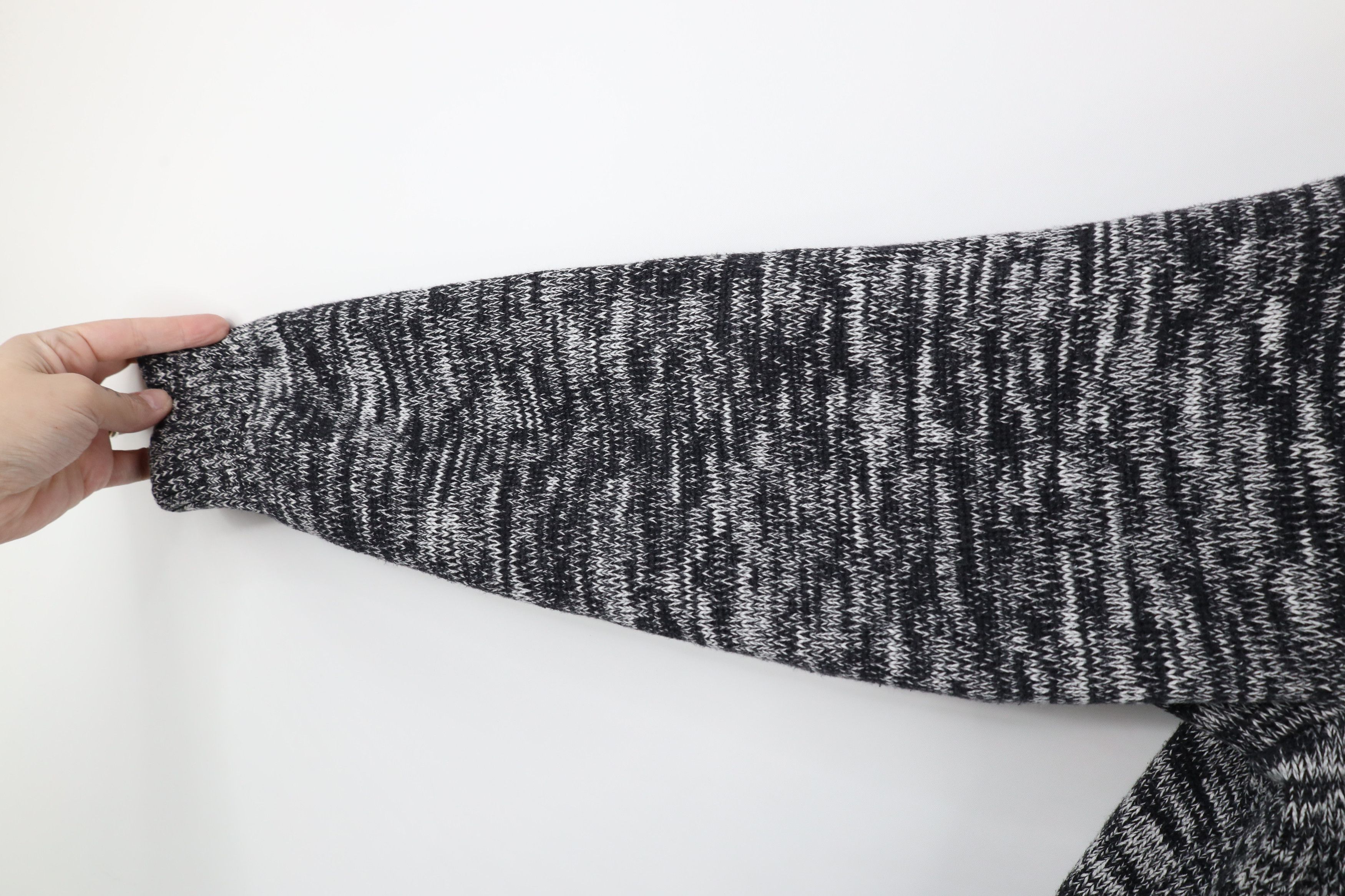 Lands' End × Vintage Vintage Lands End Drifter Weave Knit Sweater Heather Black Size XXL / US 16-18 / IT 52-54 - 5 Thumbnail