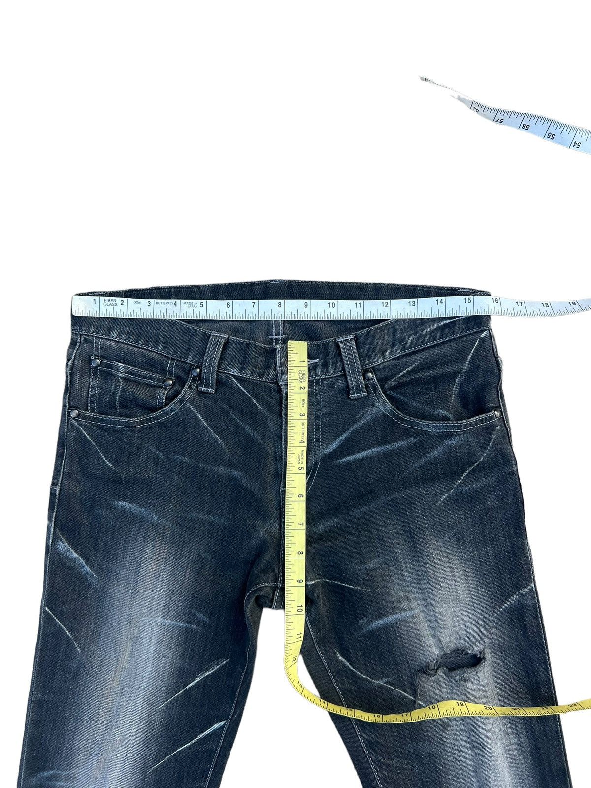 Tornado Mart Vintage Tornado Mart Distressed Stretch Denim Flare Jeans Size US 30 / EU 46 - 3 Thumbnail