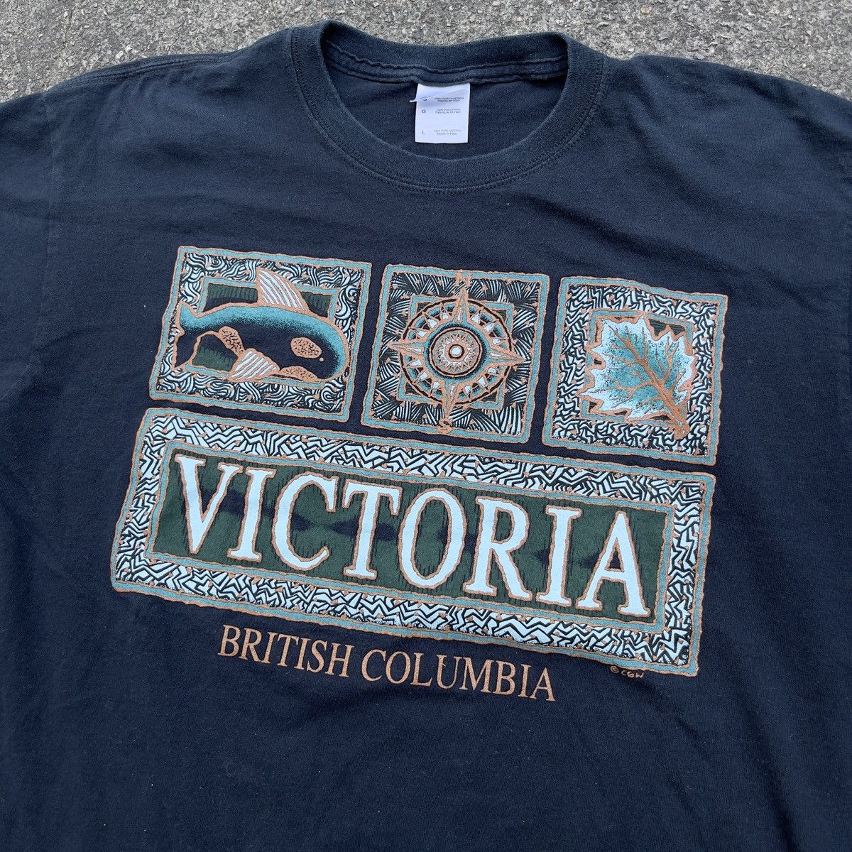 Jerzees × Vintage Vintage Y2K VICTORIA BRITISH COLUMBIA Shirt Size US L / EU 52-54 / 3 - 2 Thumbnail
