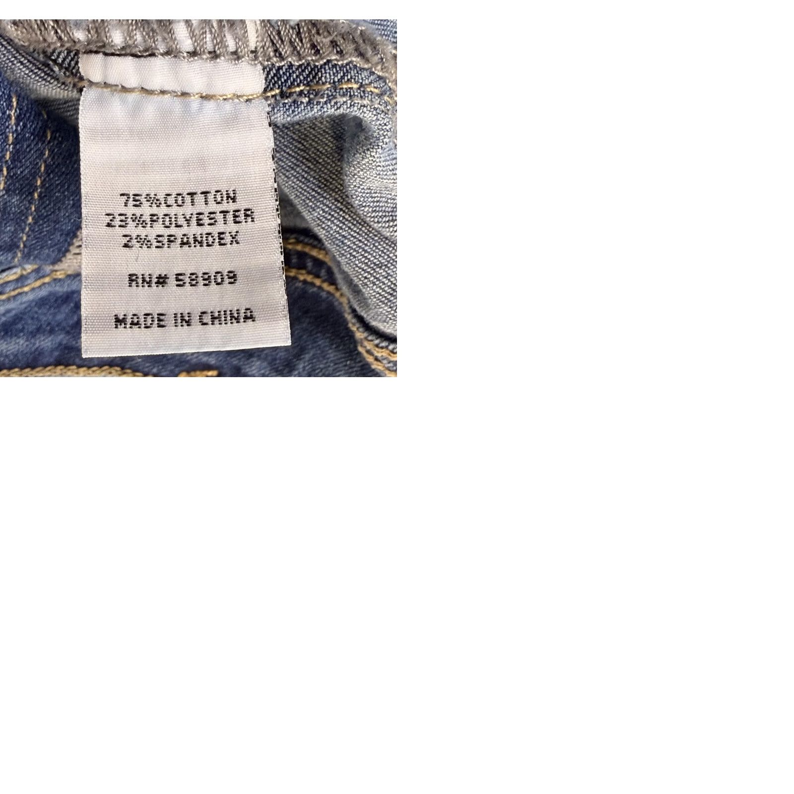 Vintage GB Jeans Juniors 13 Blue Wide-Leg High Rise Relaxed Stretch Denim Medium Wash Jeans Size 34" / US 12 / IT 48 - 9 Thumbnail