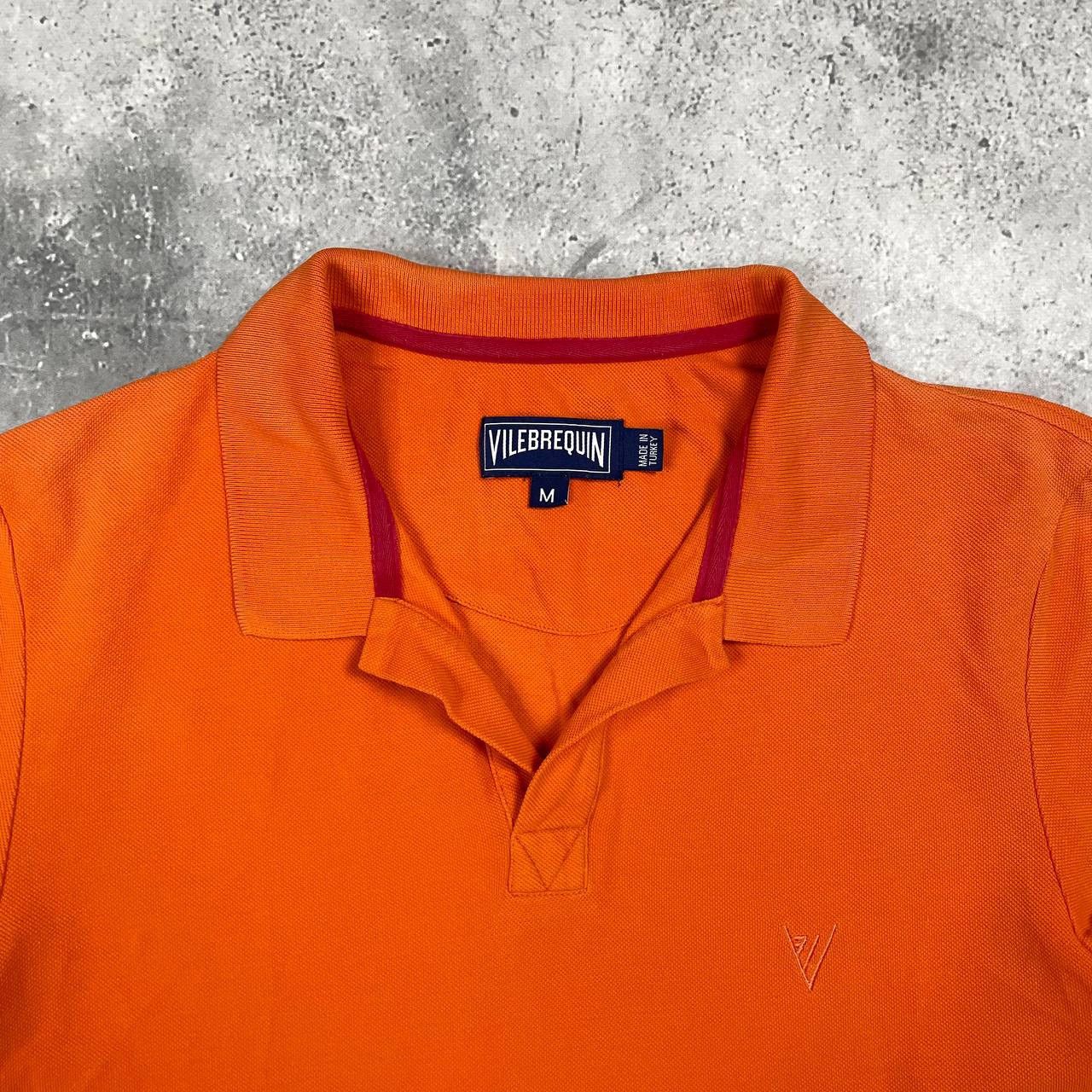 Vilebrequin Vilebrequin Pyramid Cotton Polo Shirt Orange Size M Size US M / EU 48-50 / 2 - 2 Thumbnail