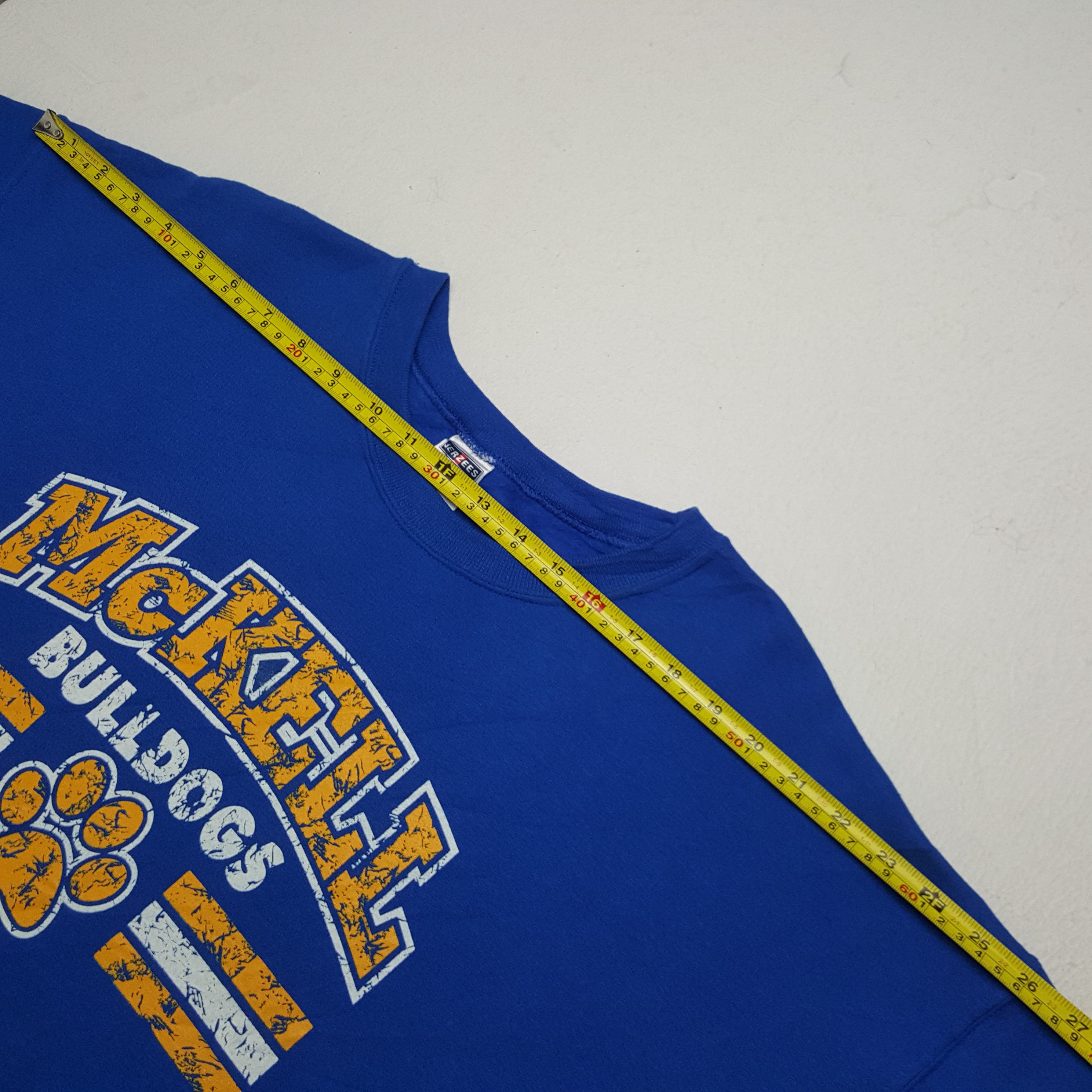 Jerzees × Vintage Vintage McKELL Bulldog Sweatshirt Size US XXL / EU 58 / 5 - 5 Thumbnail