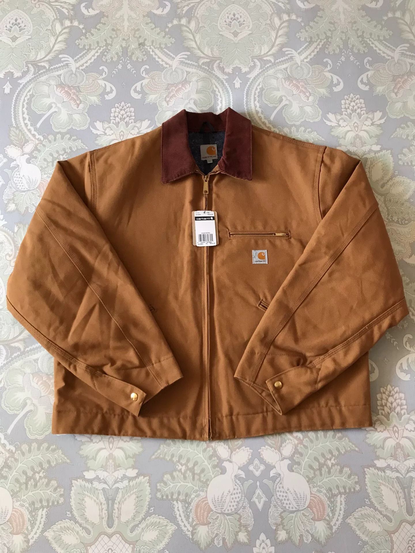 Carhartt Carhartt J001 Detroit Jacket Brown XL Size US XL / EU 56 / 4 - 1 Thumbnail