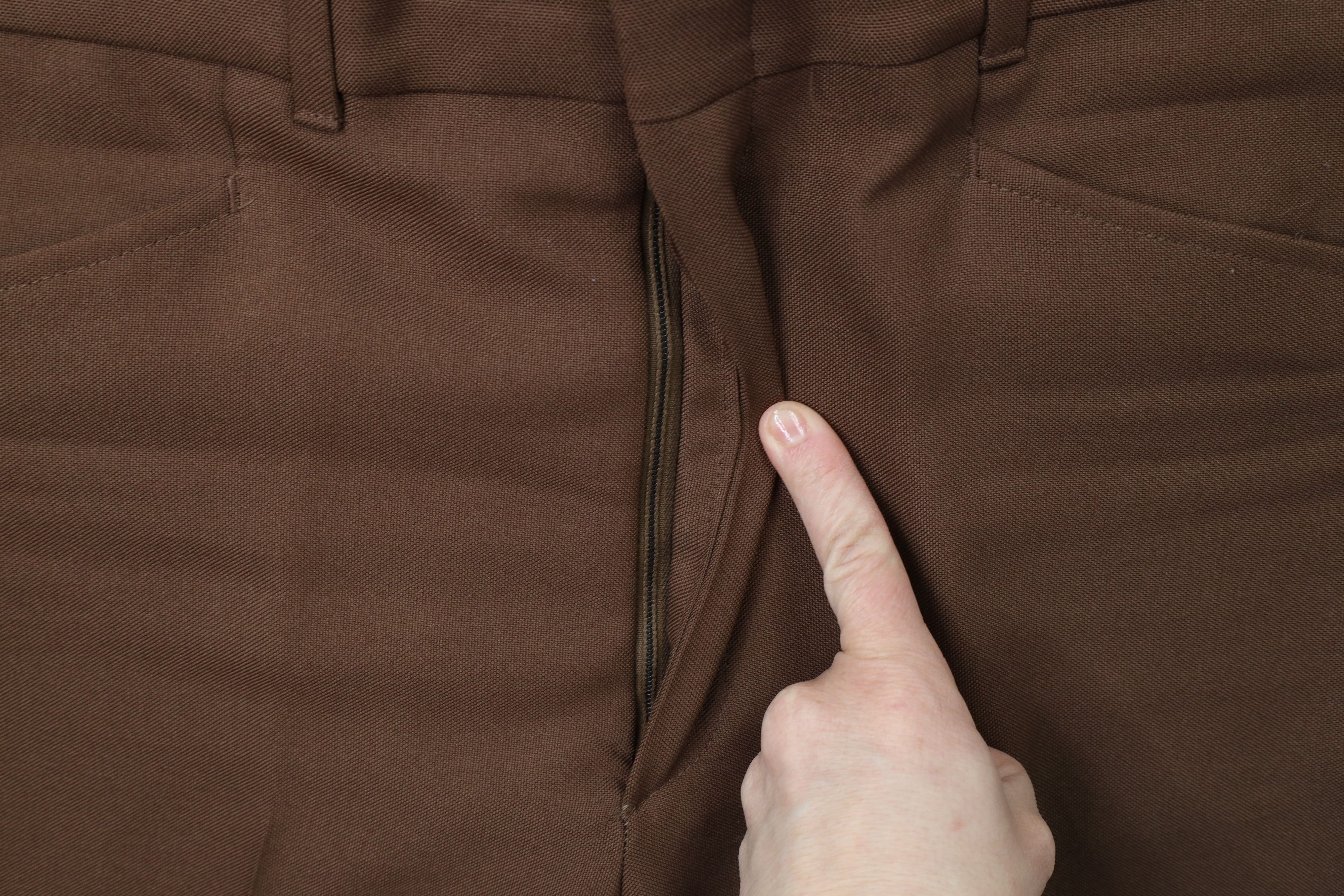 Vintage Vintage 70s Streetwear Knit Flared Wide Leg Chino Pants USA Size US 32 / EU 48 - 6 Thumbnail
